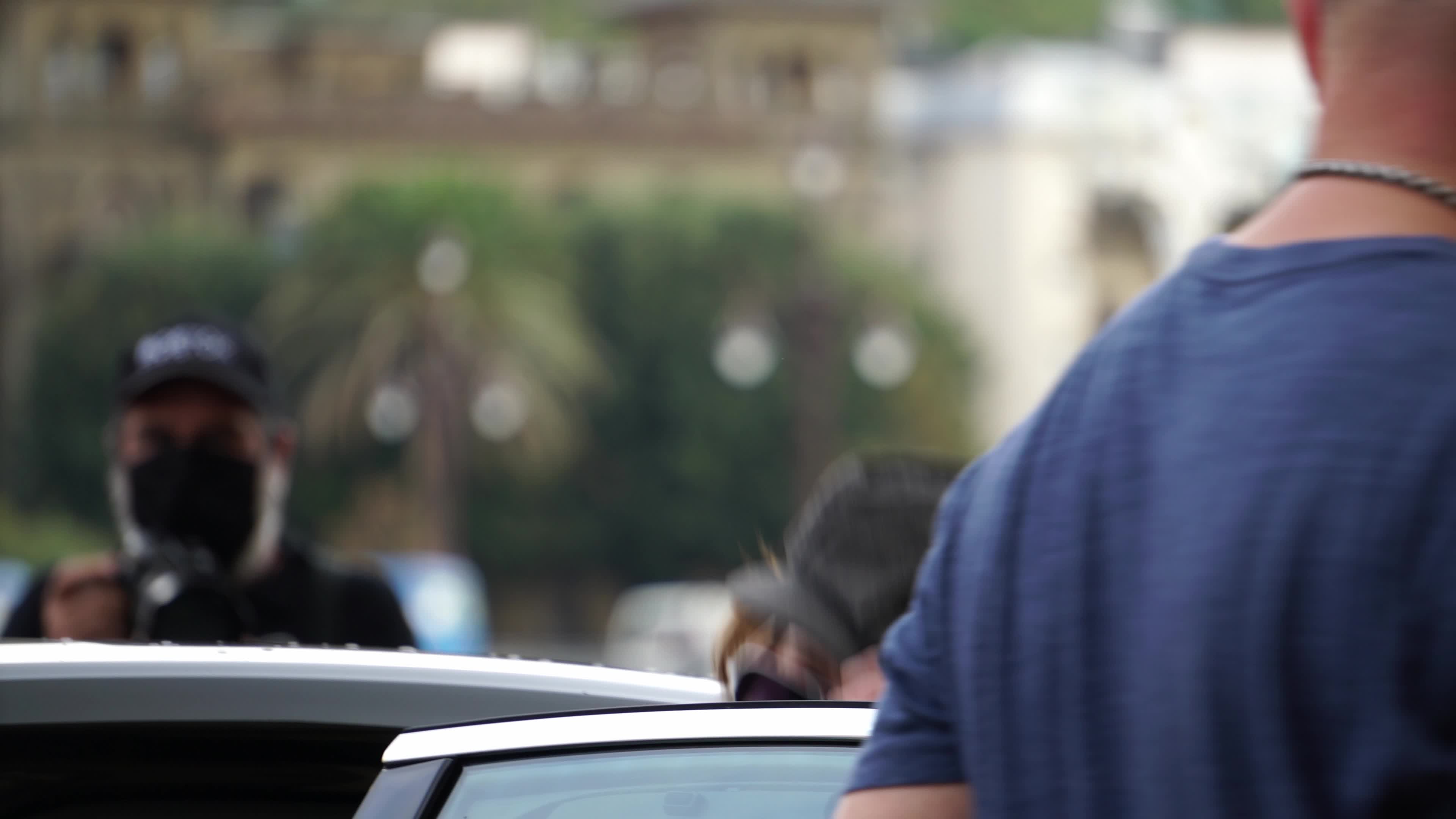 Johnny Depp leaves the hotal during the San Sebastian Film Festival