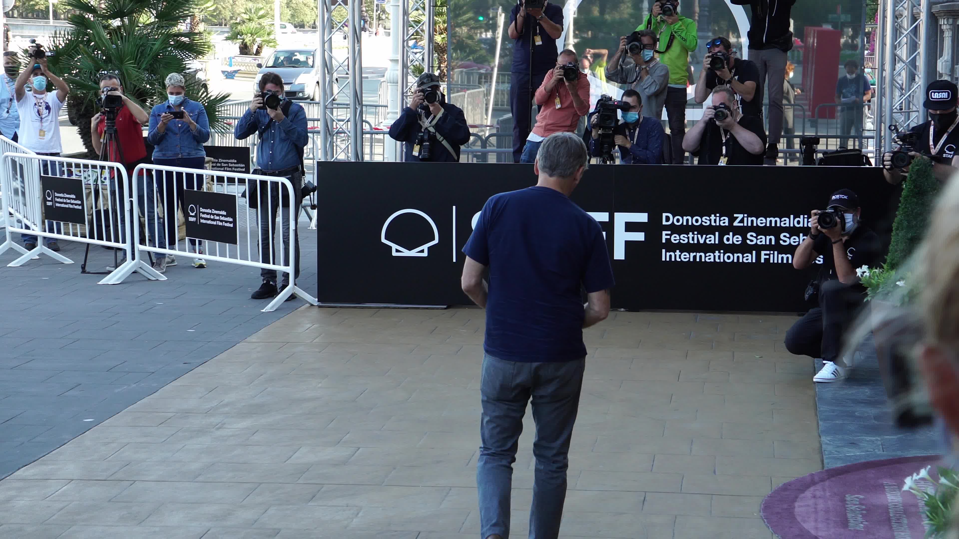 Viggo Mortensen arrives at San Sebastian Film Festival