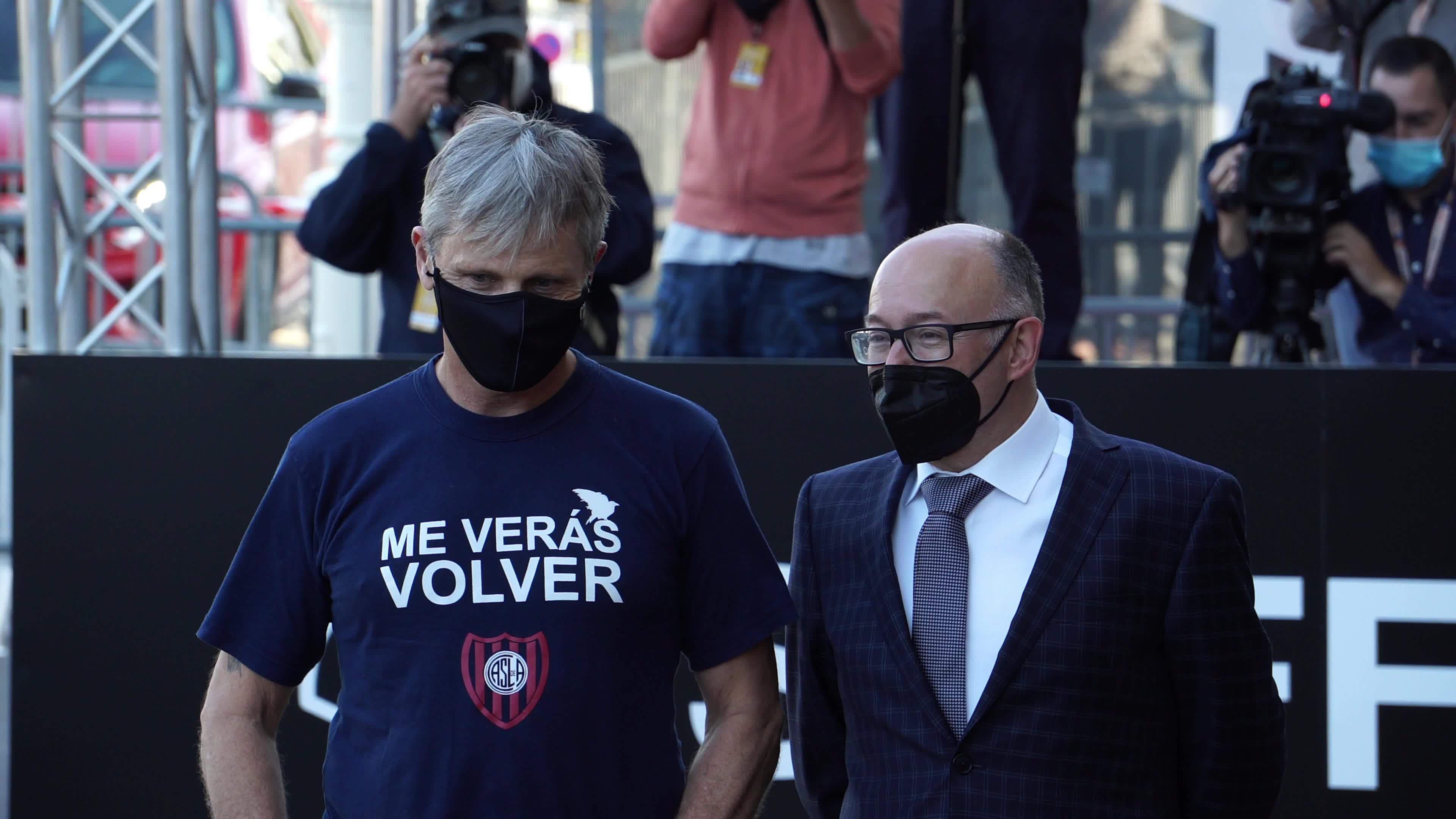 Viggo Mortensen arrives at San Sebastian Film Festival