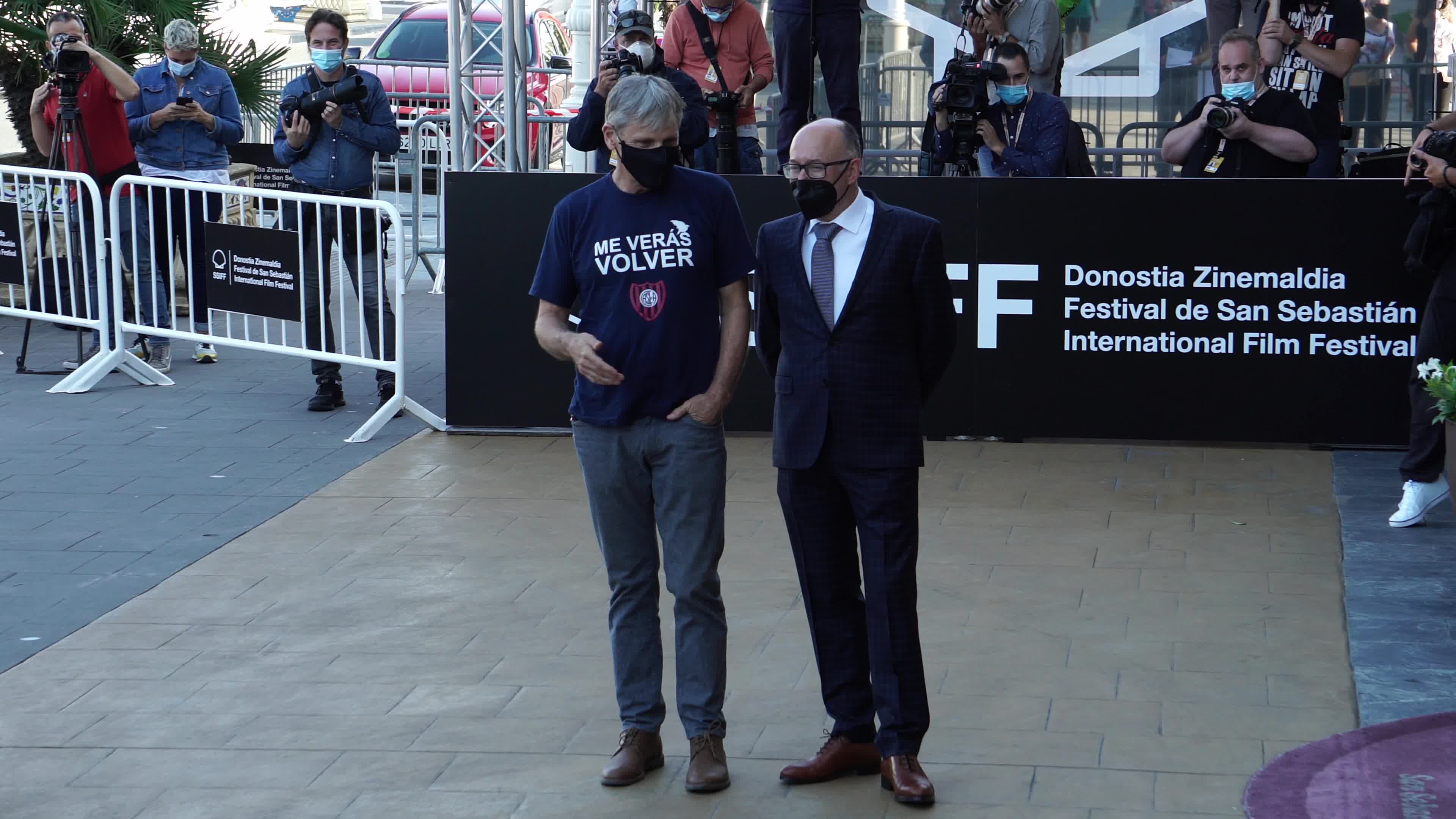 Viggo Mortensen arrives at San Sebastian Film Festival