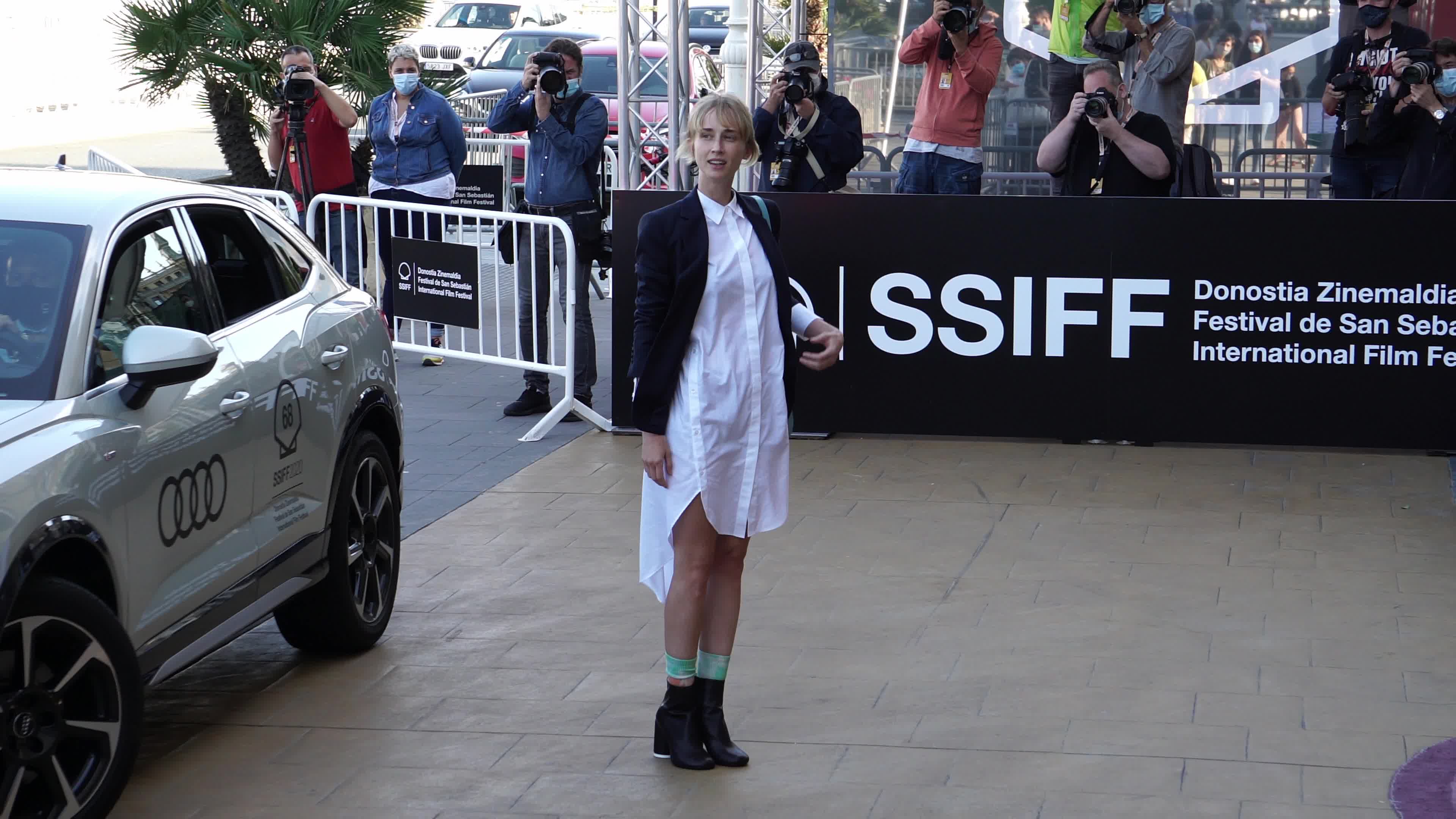 Ingrid García-Jonsson arrives at San Sebastian Film Festival