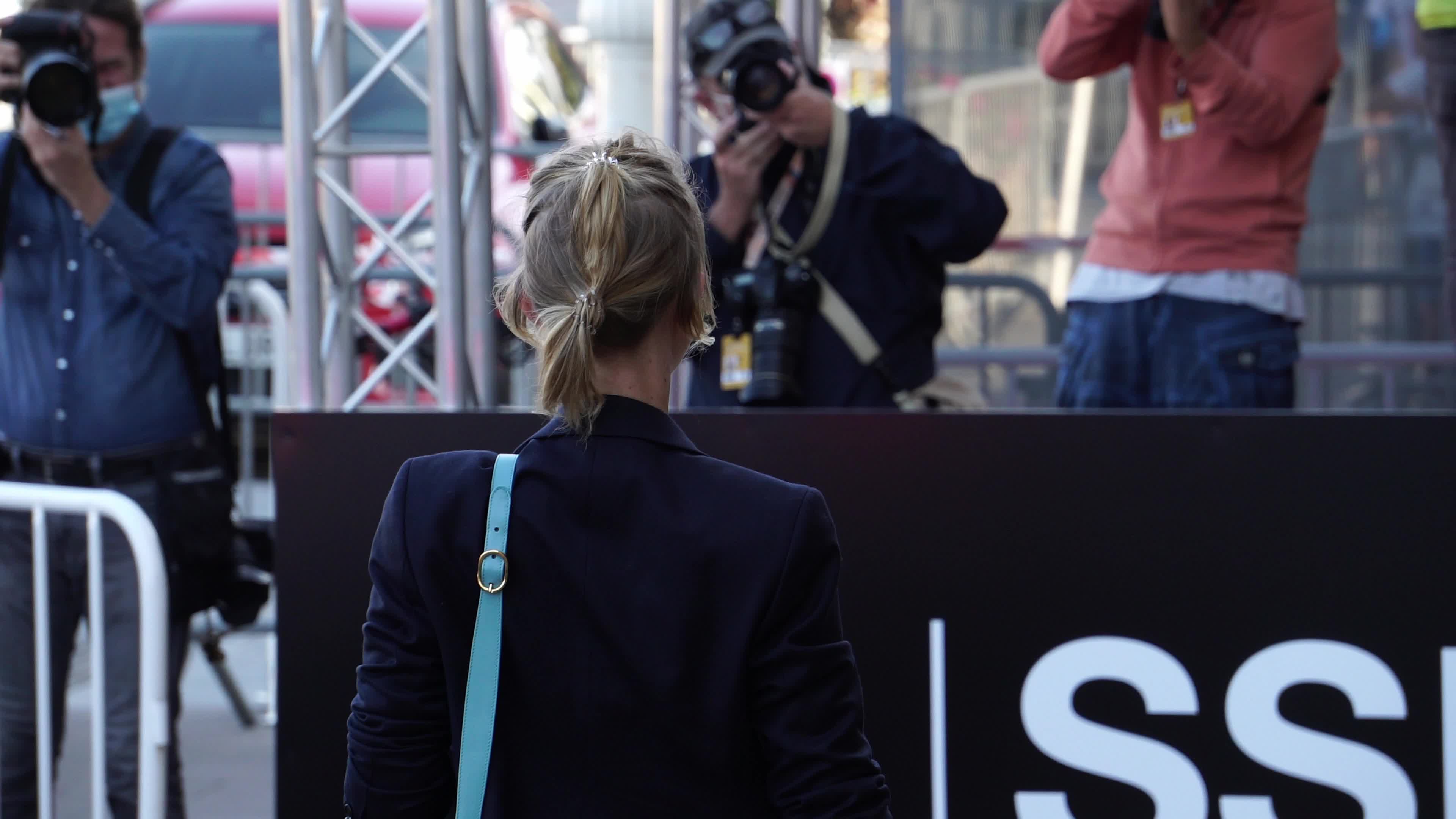 Ingrid García-Jonsson arrives at San Sebastian Film Festival