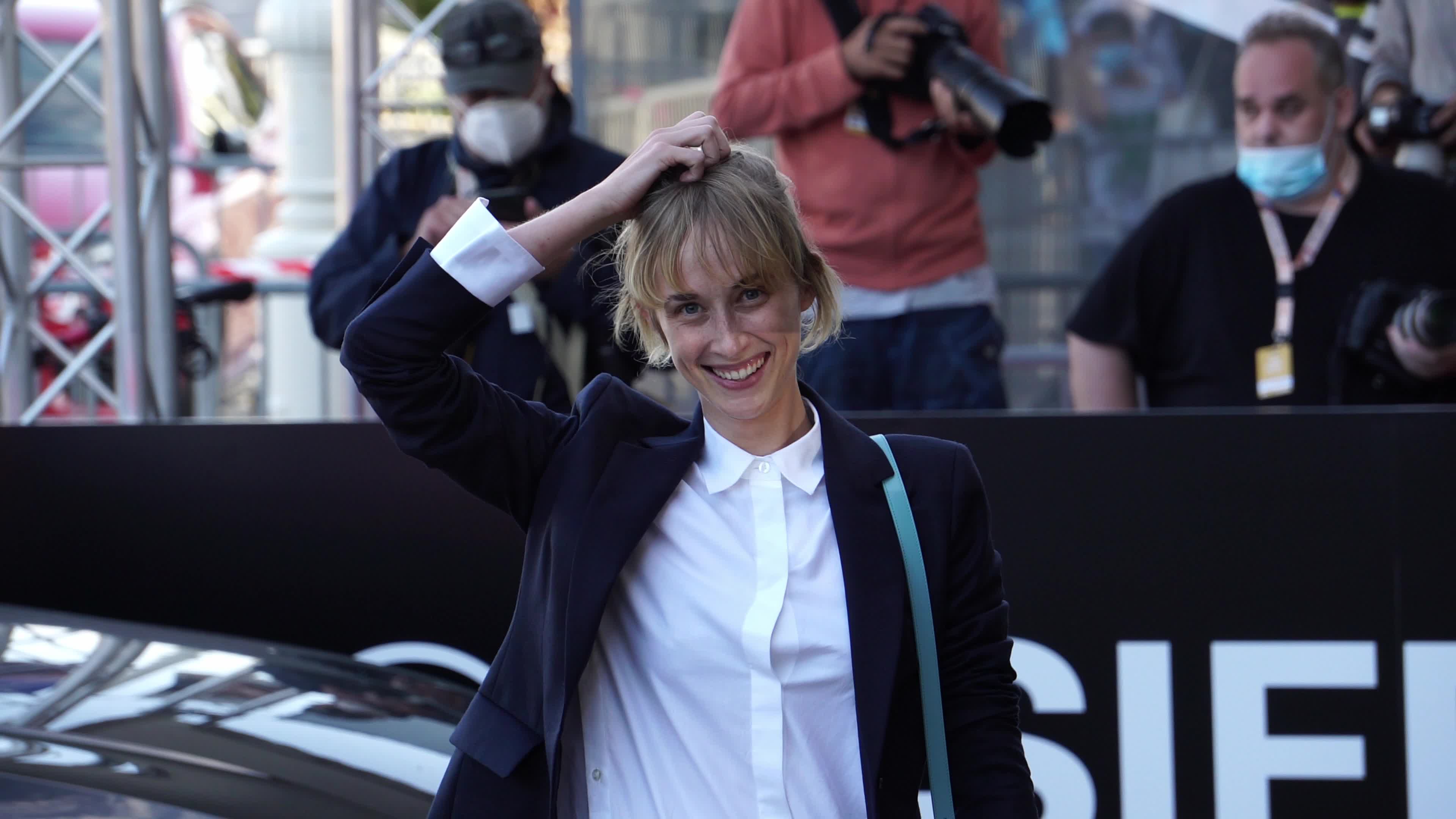 Ingrid García-Jonsson arrives at San Sebastian Film Festival