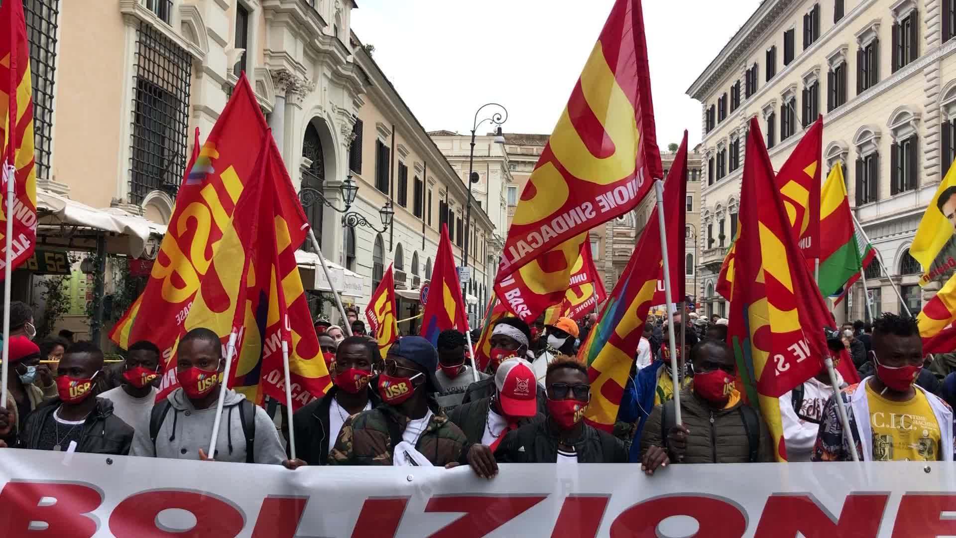 National Demonstration for the Victims of Immigration in Rome
