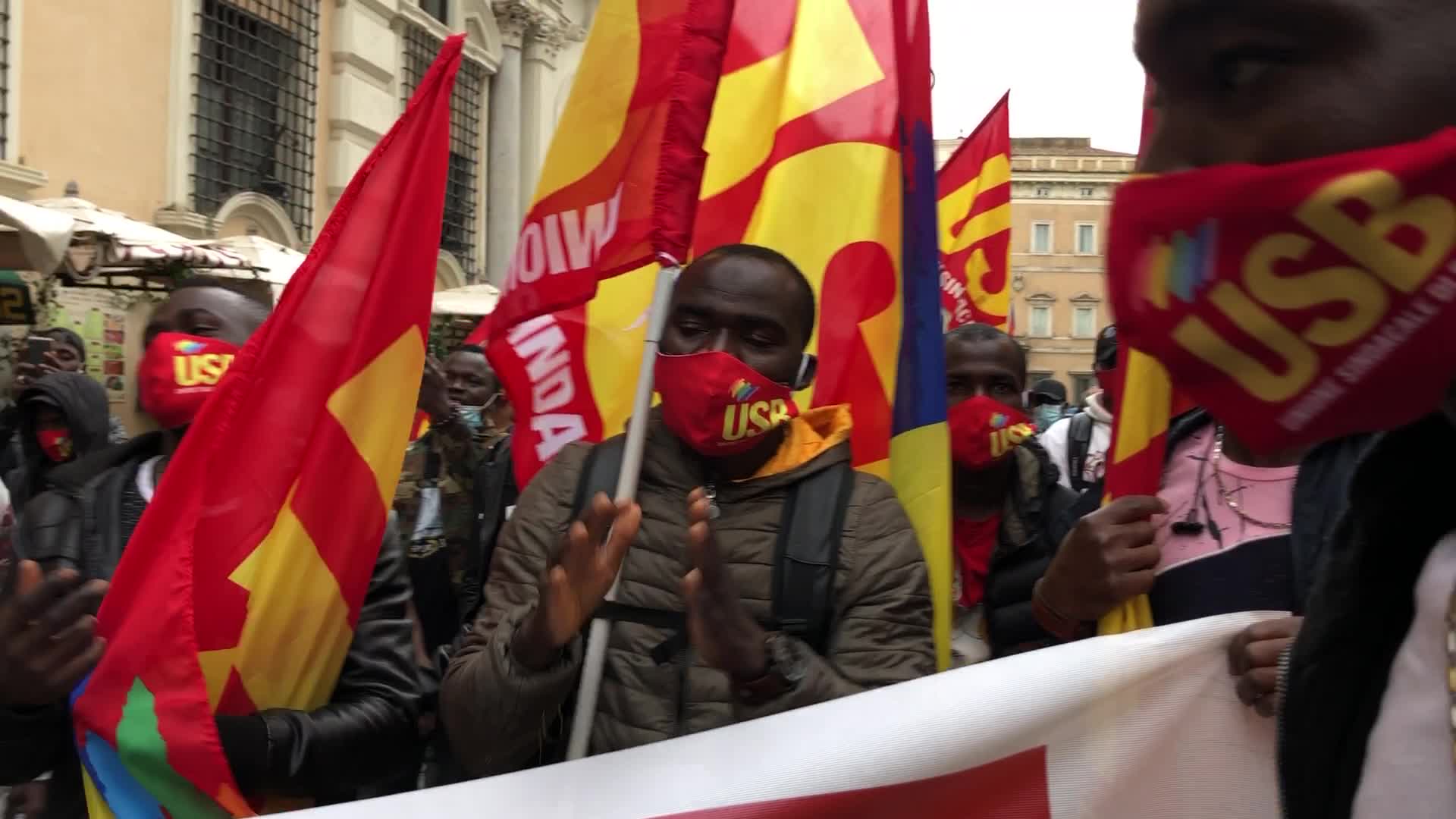 National Demonstration for the Victims of Immigration in Rome