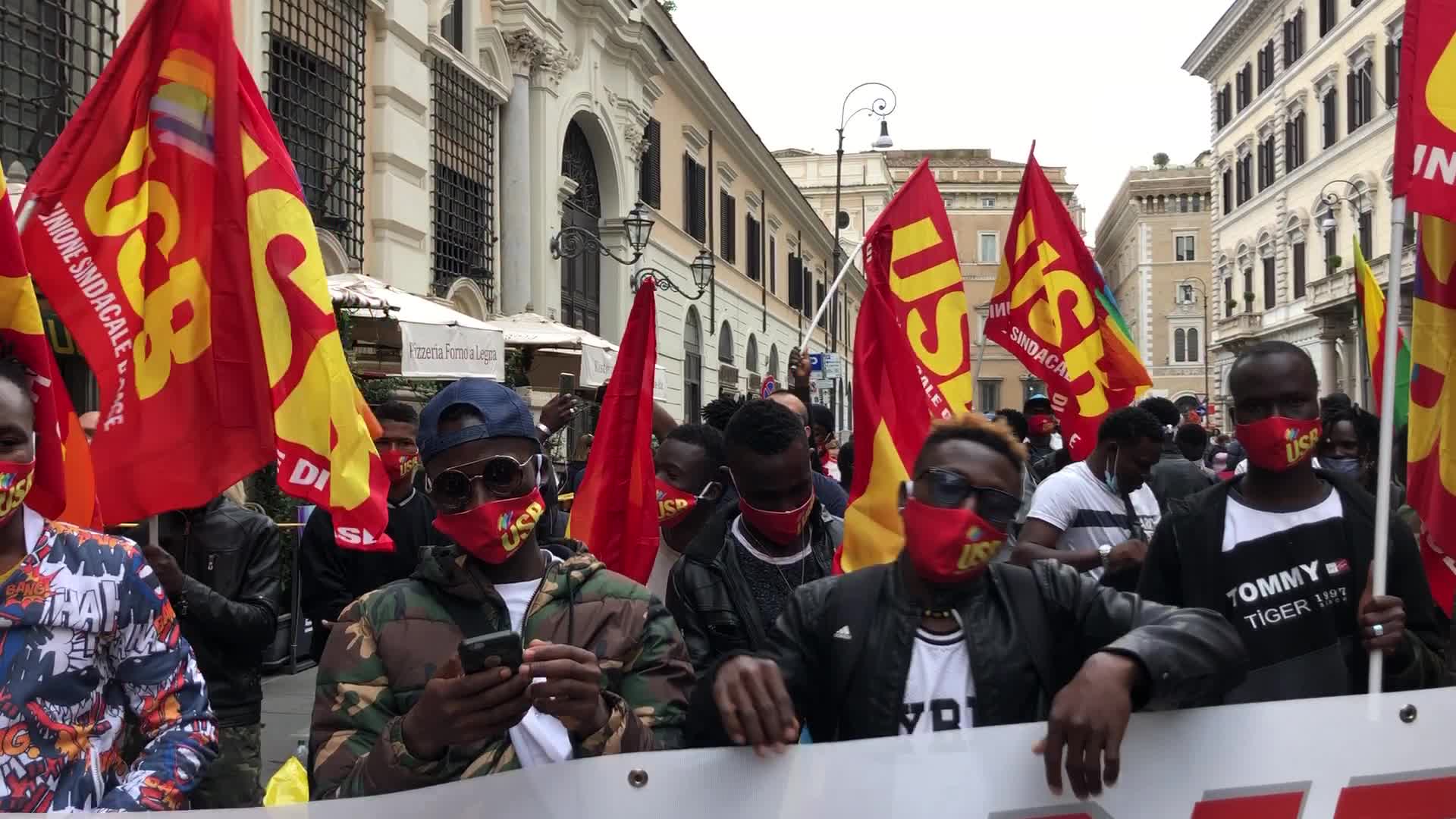 National Demonstration for the Victims of Immigration in Rome