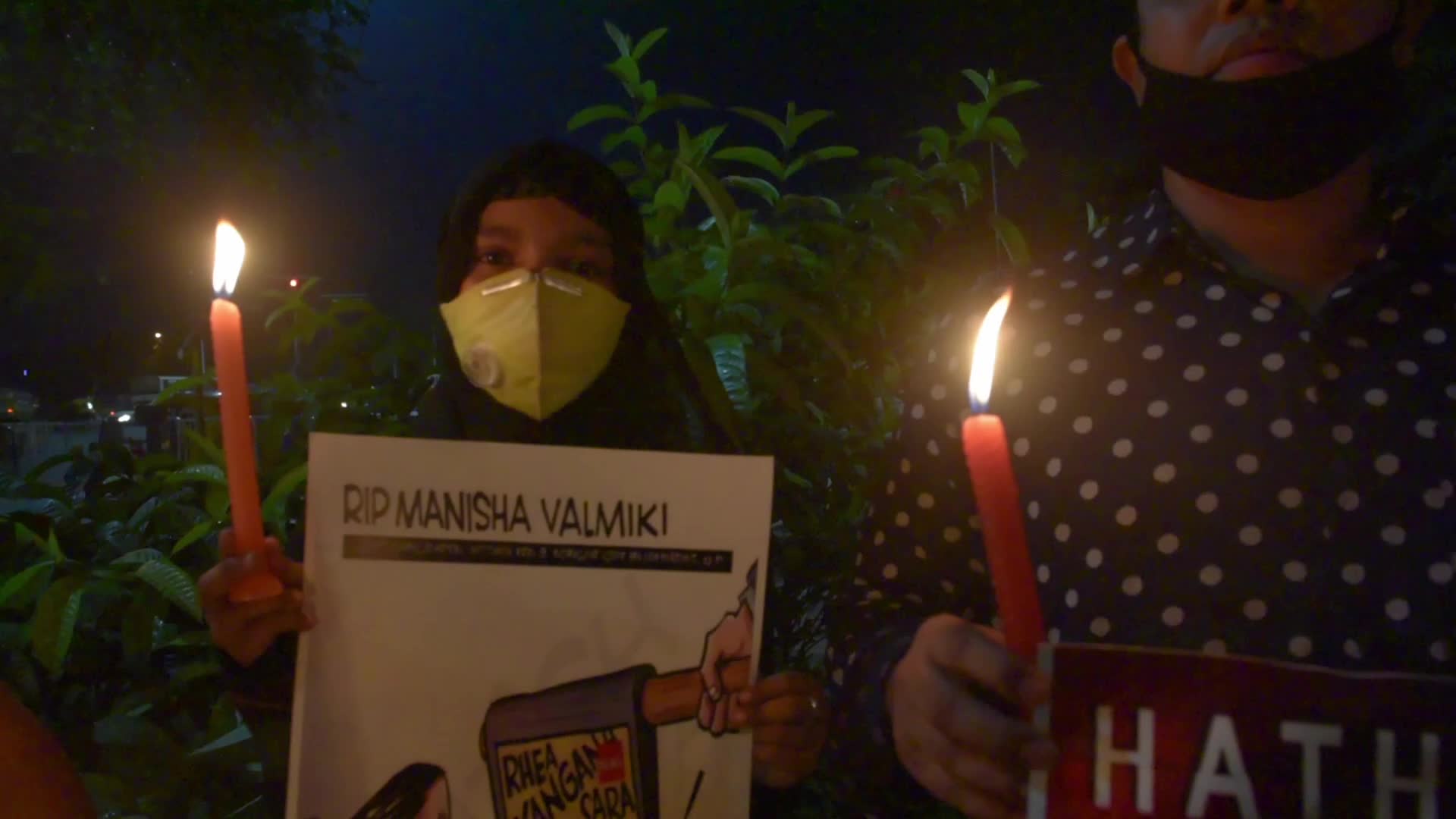 Protest against Hathras rape-murder in Kolkata, India