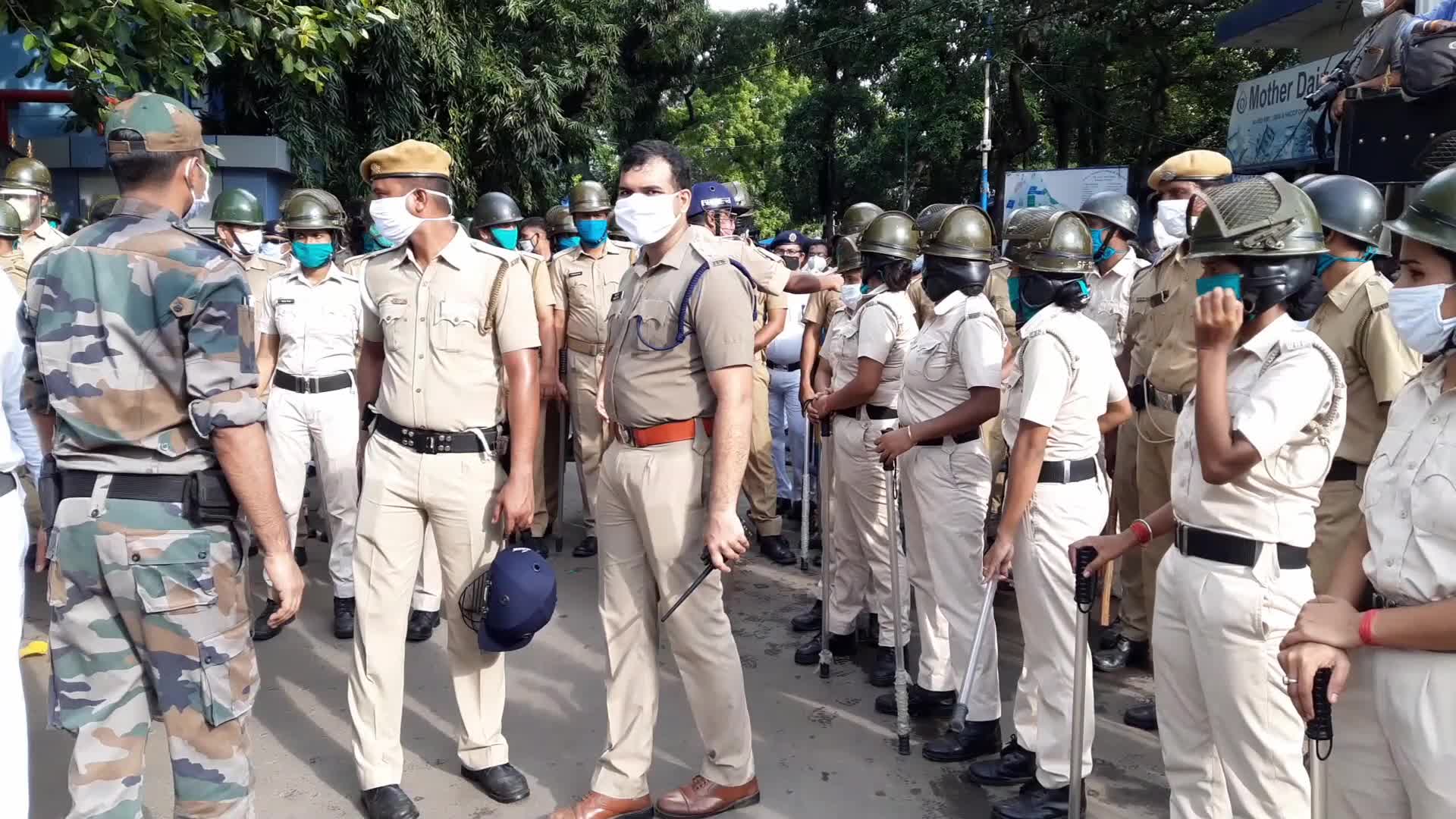 BJP Protest In Kolkata