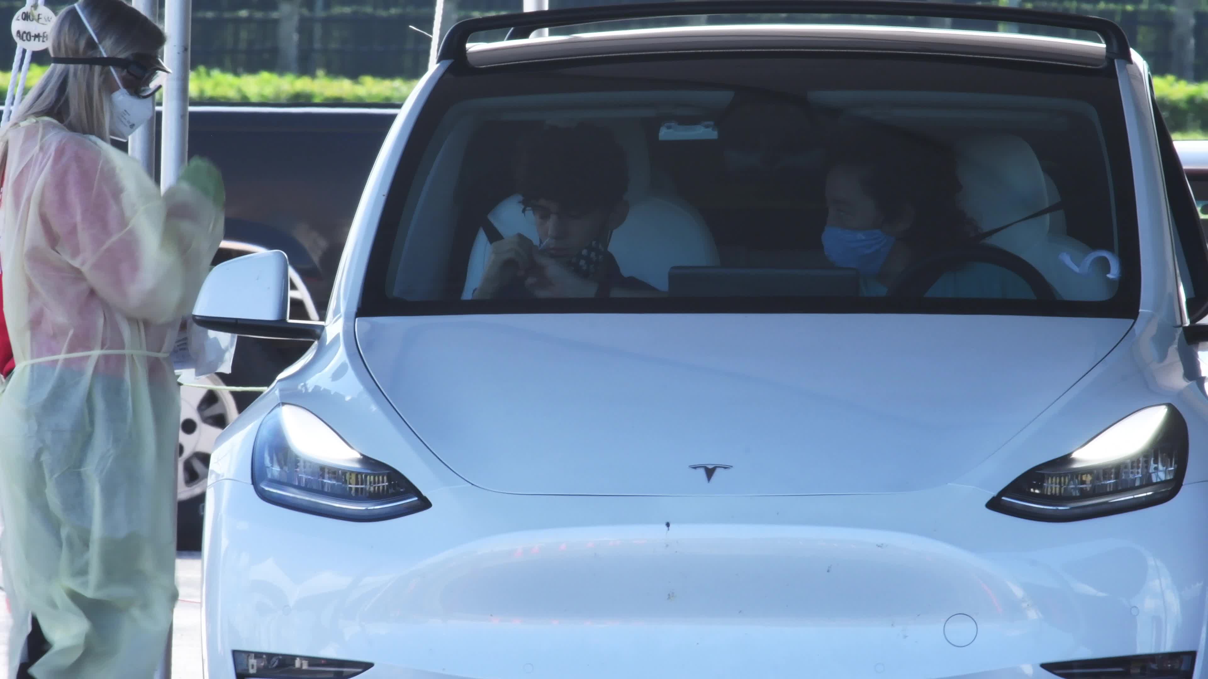 COVID-19 Drive-Through Testing in Palm Bay, Florida