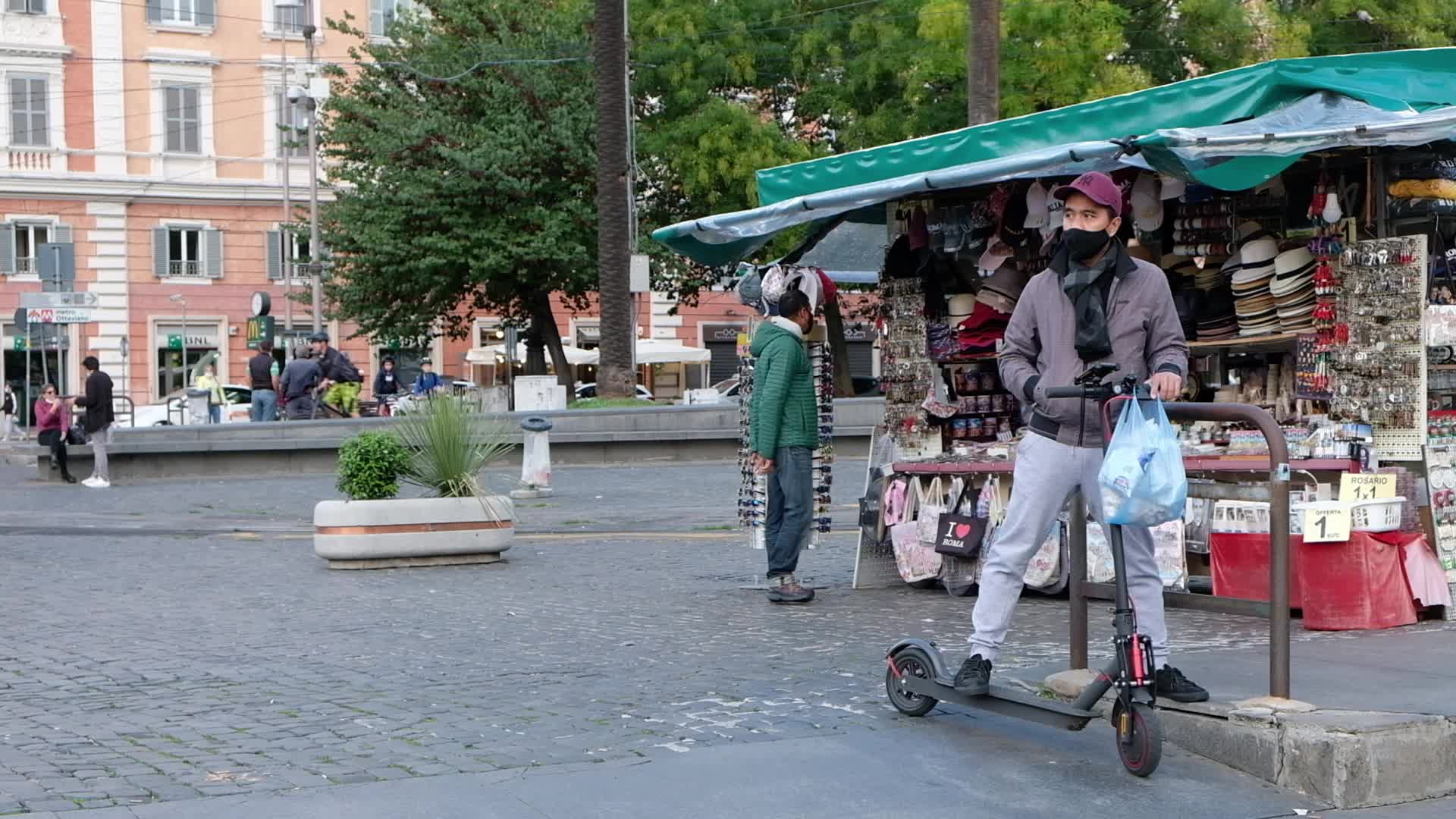 Mandatory use of masks in Italy amid the COVID-19 pandemic