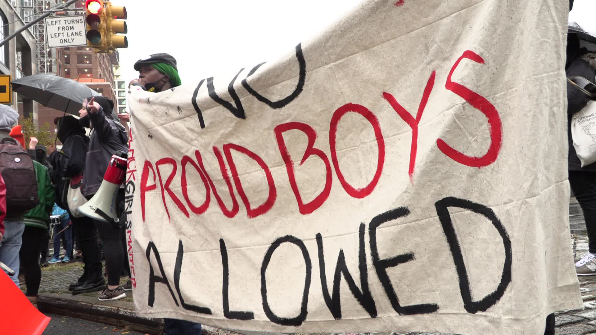 NYPD shuts down antifascist rally amidst election demonstrations