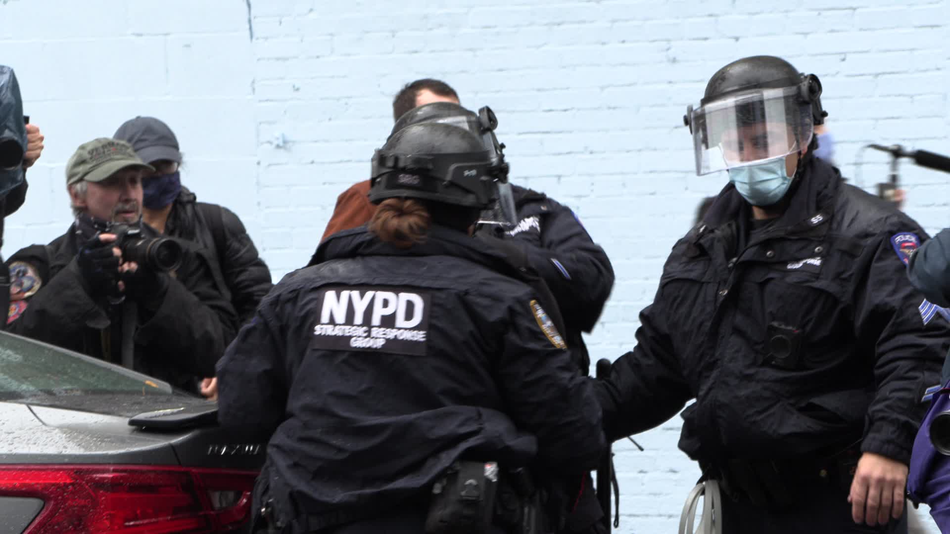 NYPD shuts down antifascist rally amidst election demonstrations