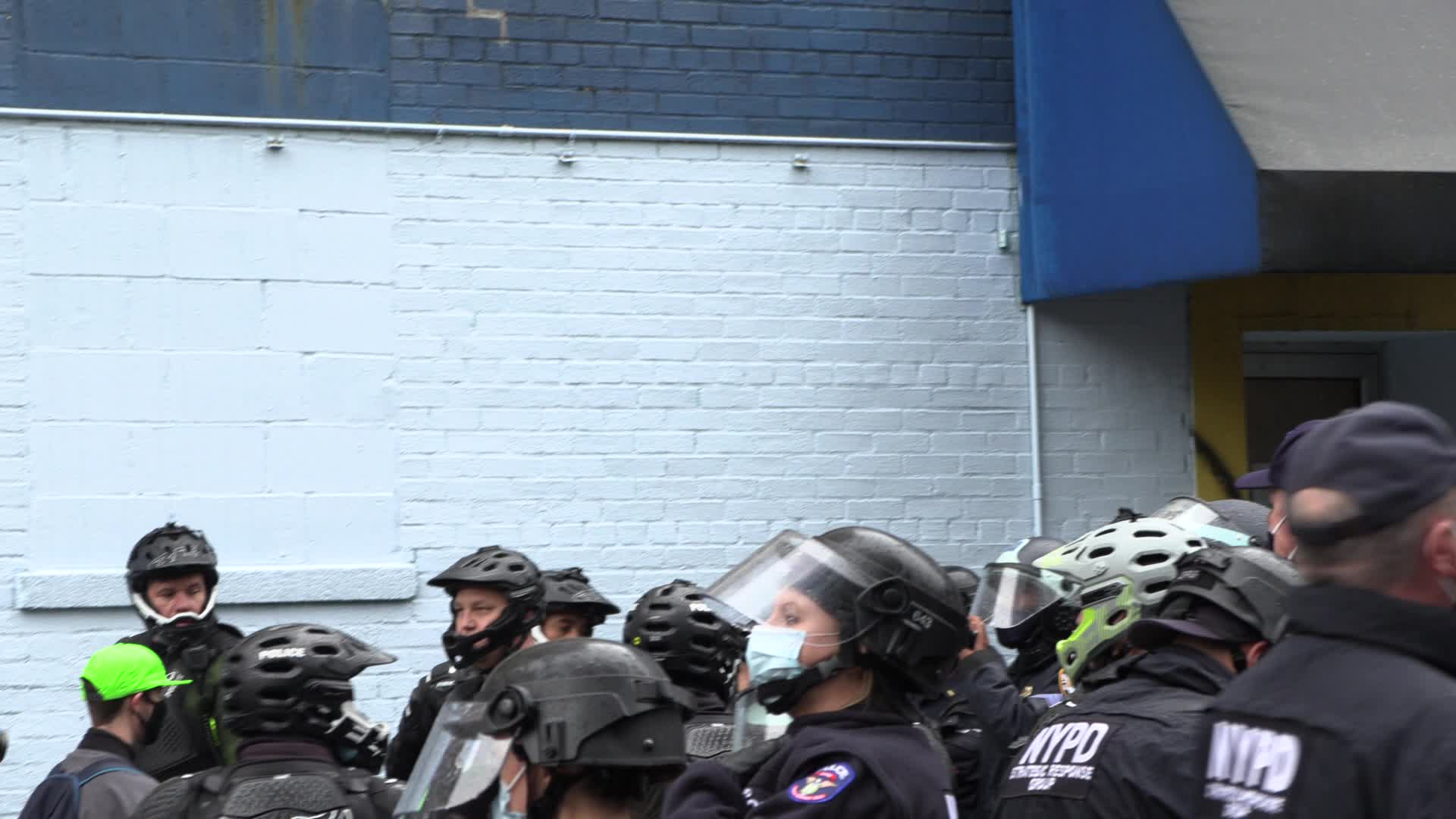 NYPD shuts down antifascist rally amidst election demonstrations