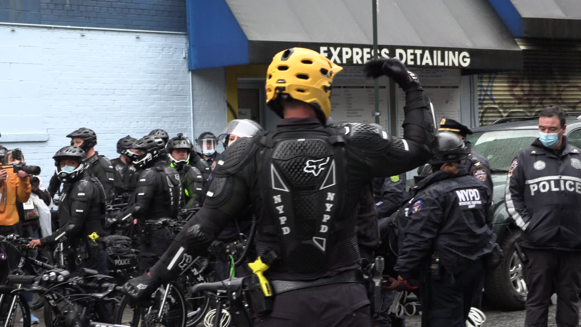 NYPD shuts down antifascist rally amidst election demonstrations