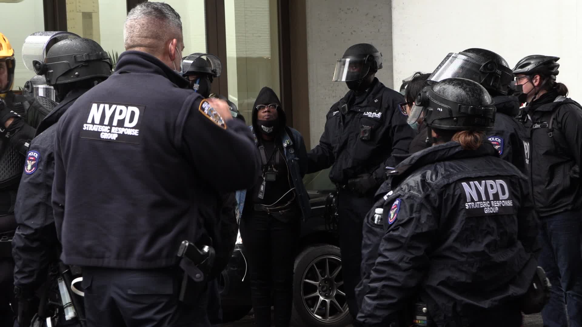 NYPD shuts down antifascist rally amidst election demonstrations