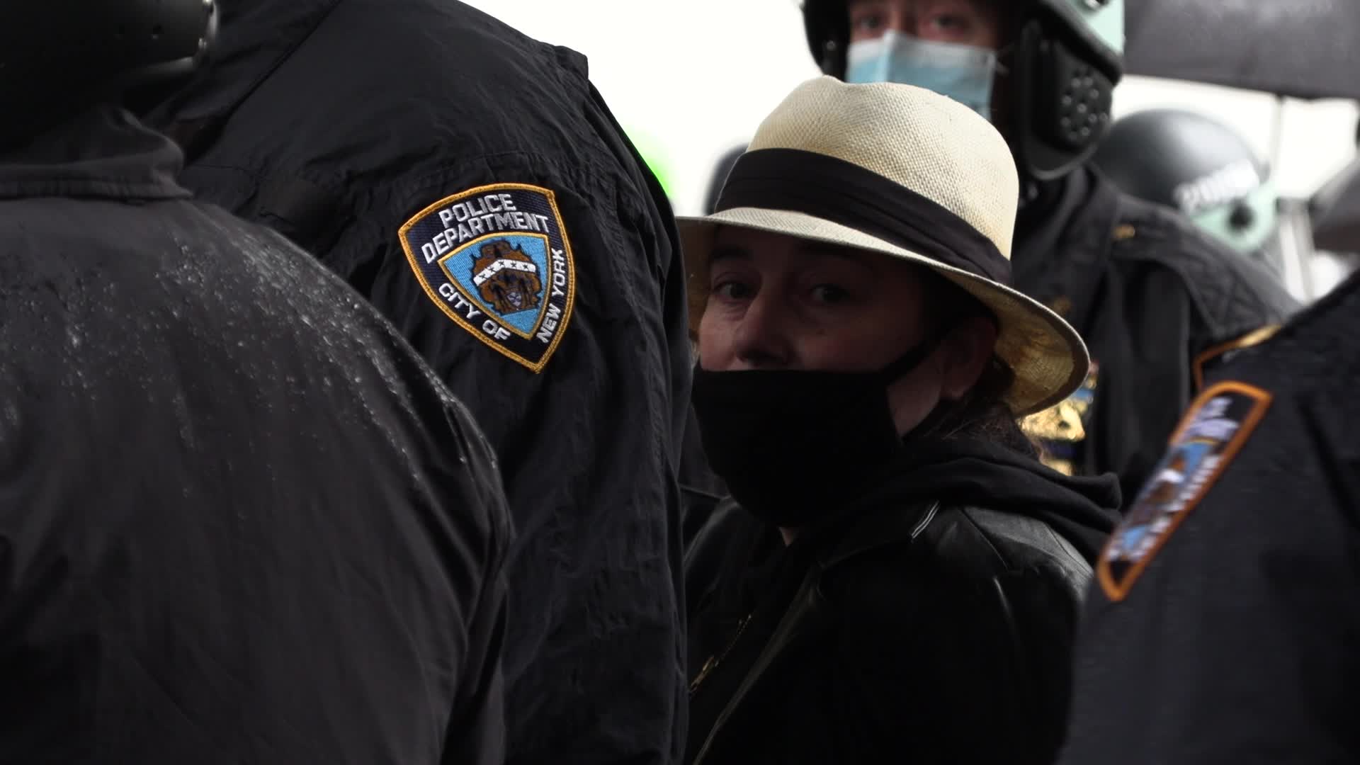 NYPD shuts down antifascist rally amidst election demonstrations
