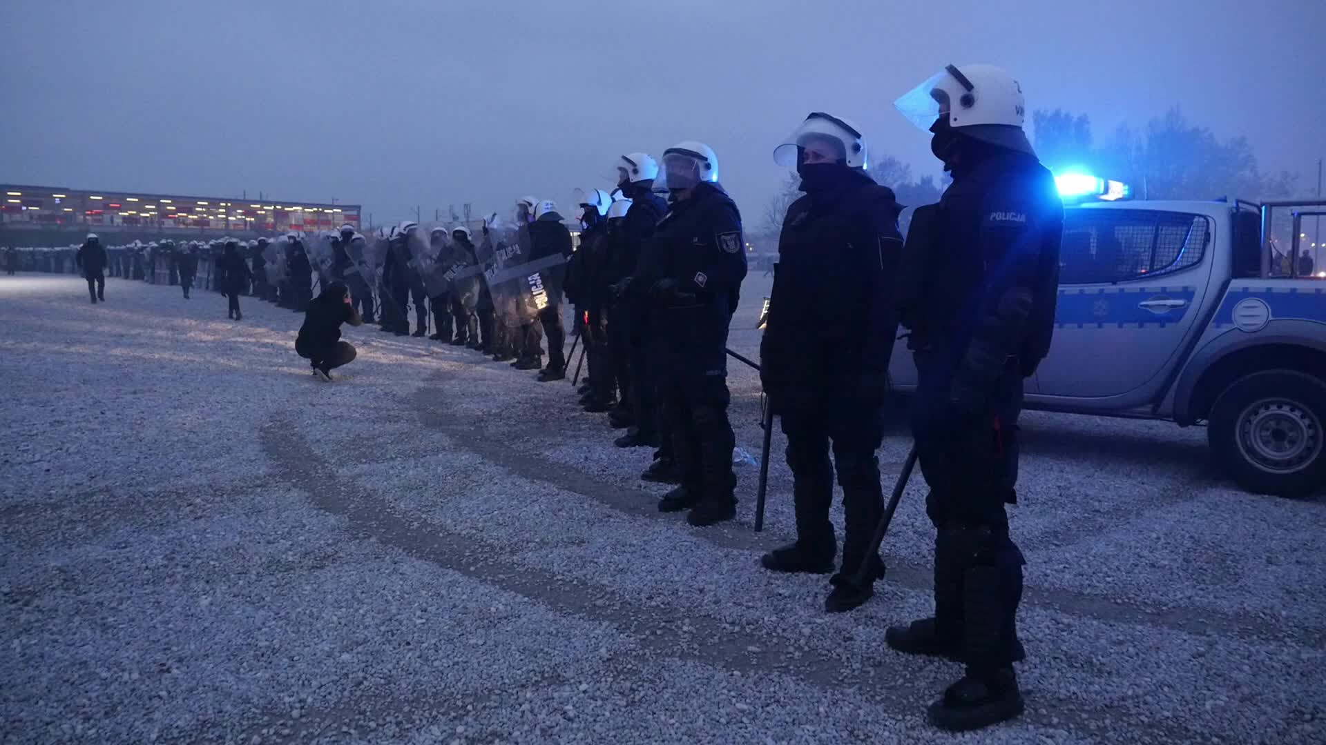 Riots during the Polish Independence Day in Warsaw