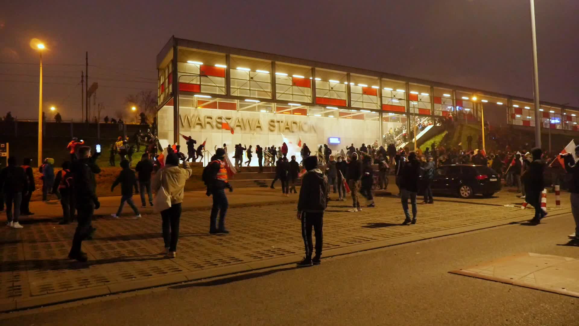 Riots during the Polish Independence Day in Warsaw