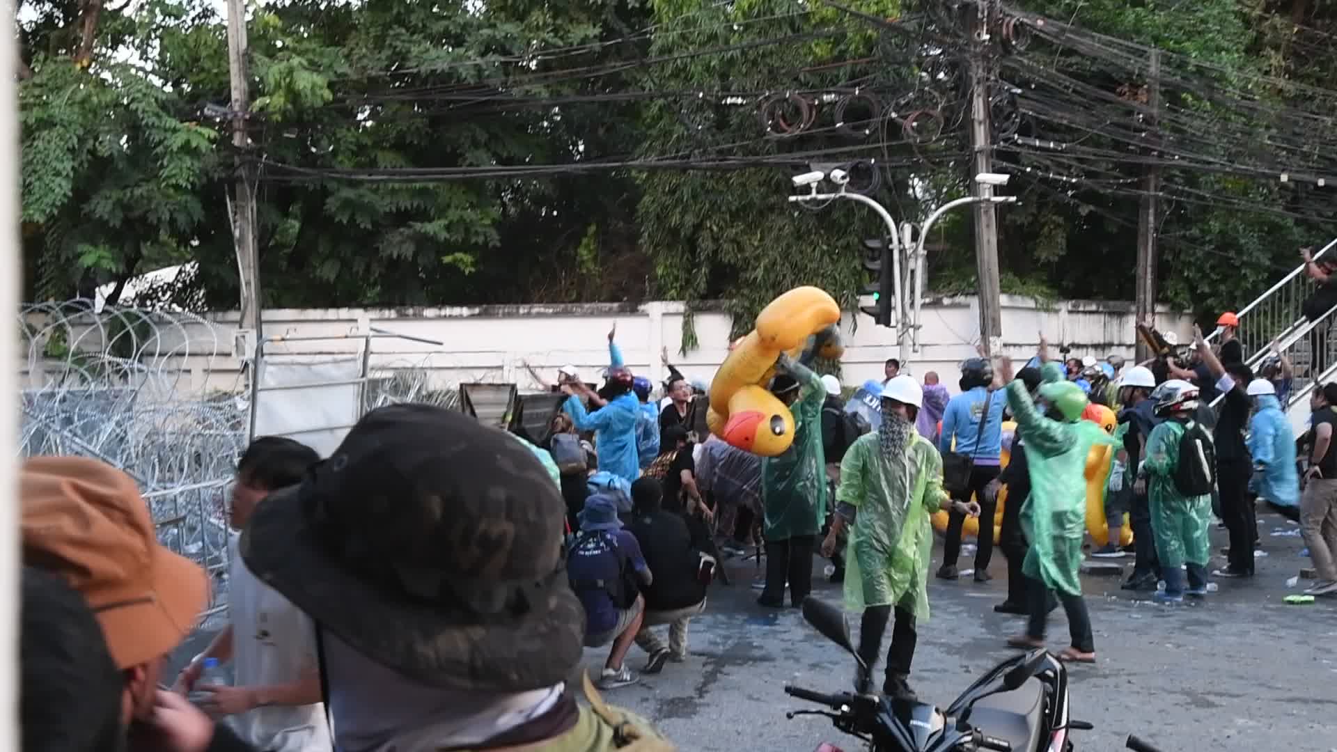 Pro-Democracy Protesters Rally Outside The Parliament In Bangkok