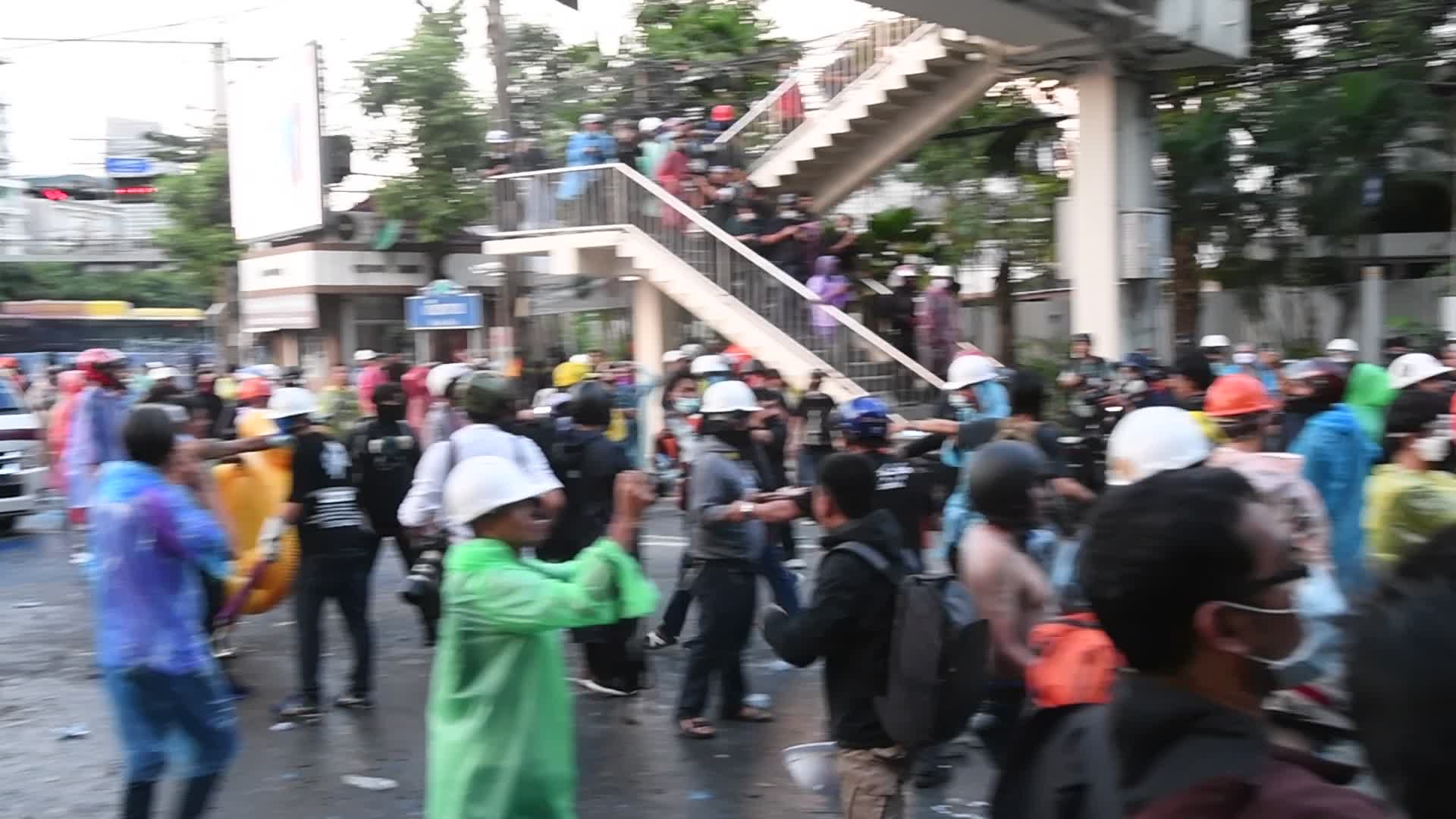 Pro-Democracy Protesters Rally Outside The Parliament In Bangkok