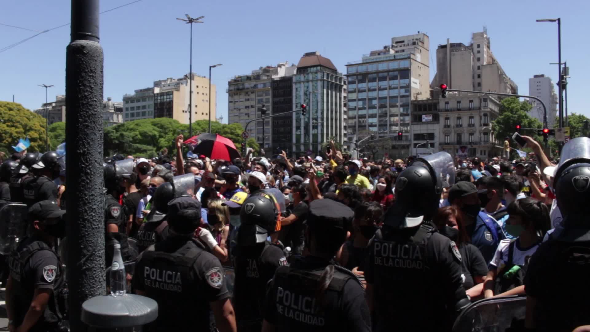Argentinians Hold Massive Funeral For Diego Maradona