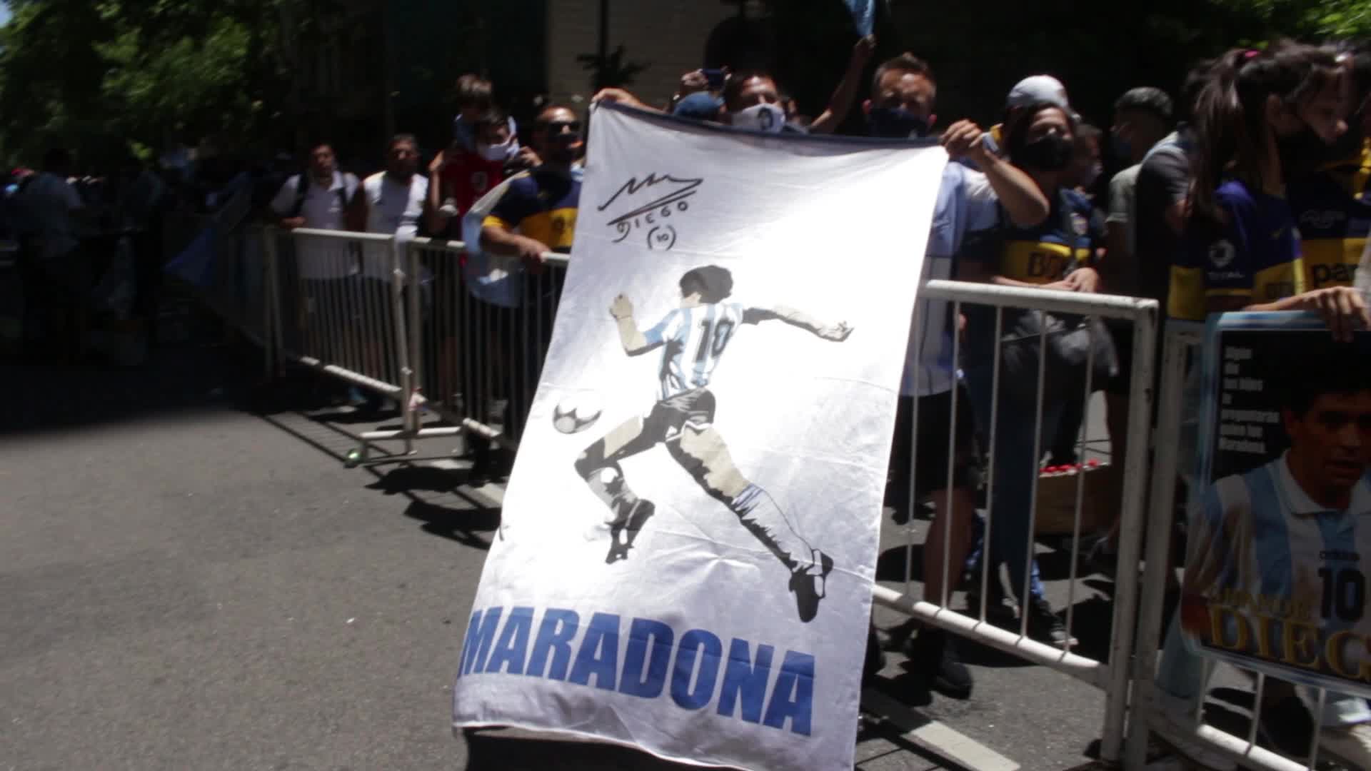 Argentinians Hold Massive Funeral For Diego Maradona
