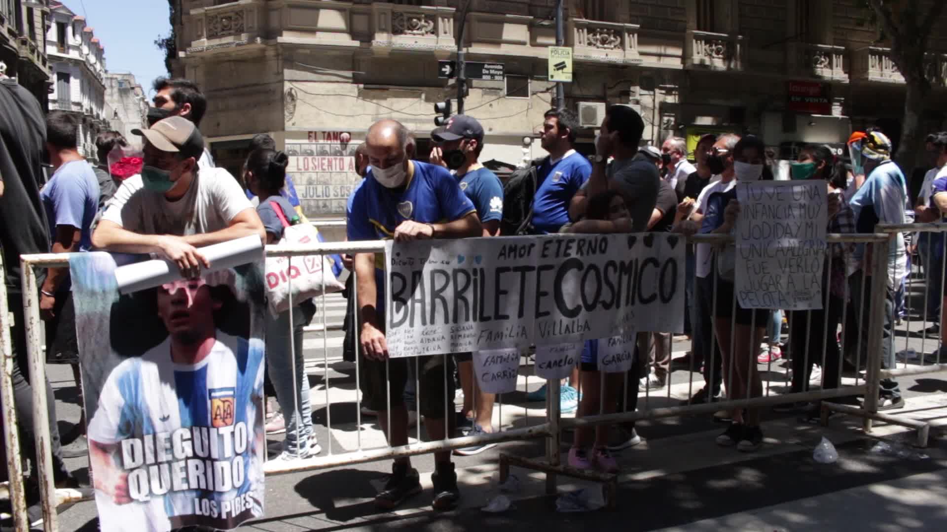 Argentinians Hold Massive Funeral For Diego Maradona