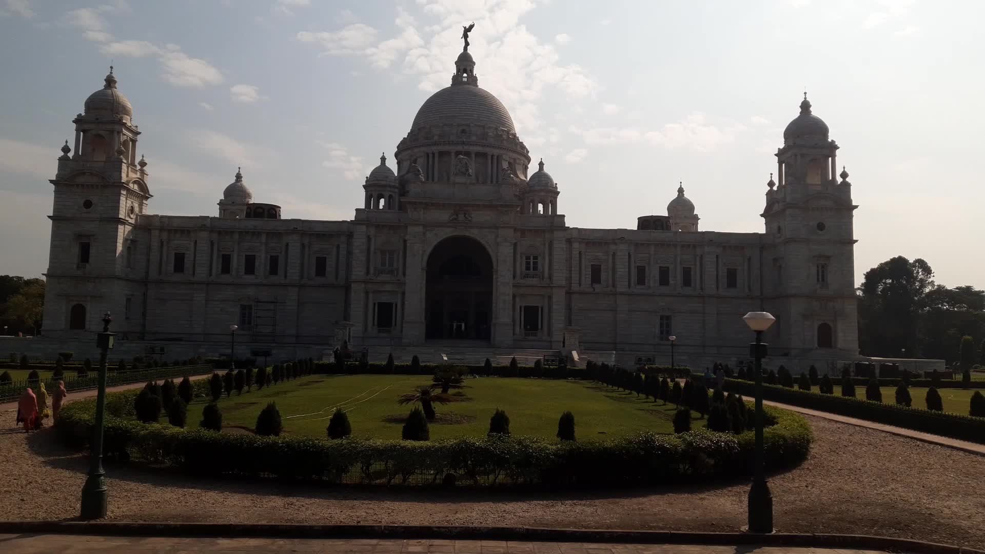 Victoria Memorial In Kolkata, India Amid The Covid-19 Pandemic