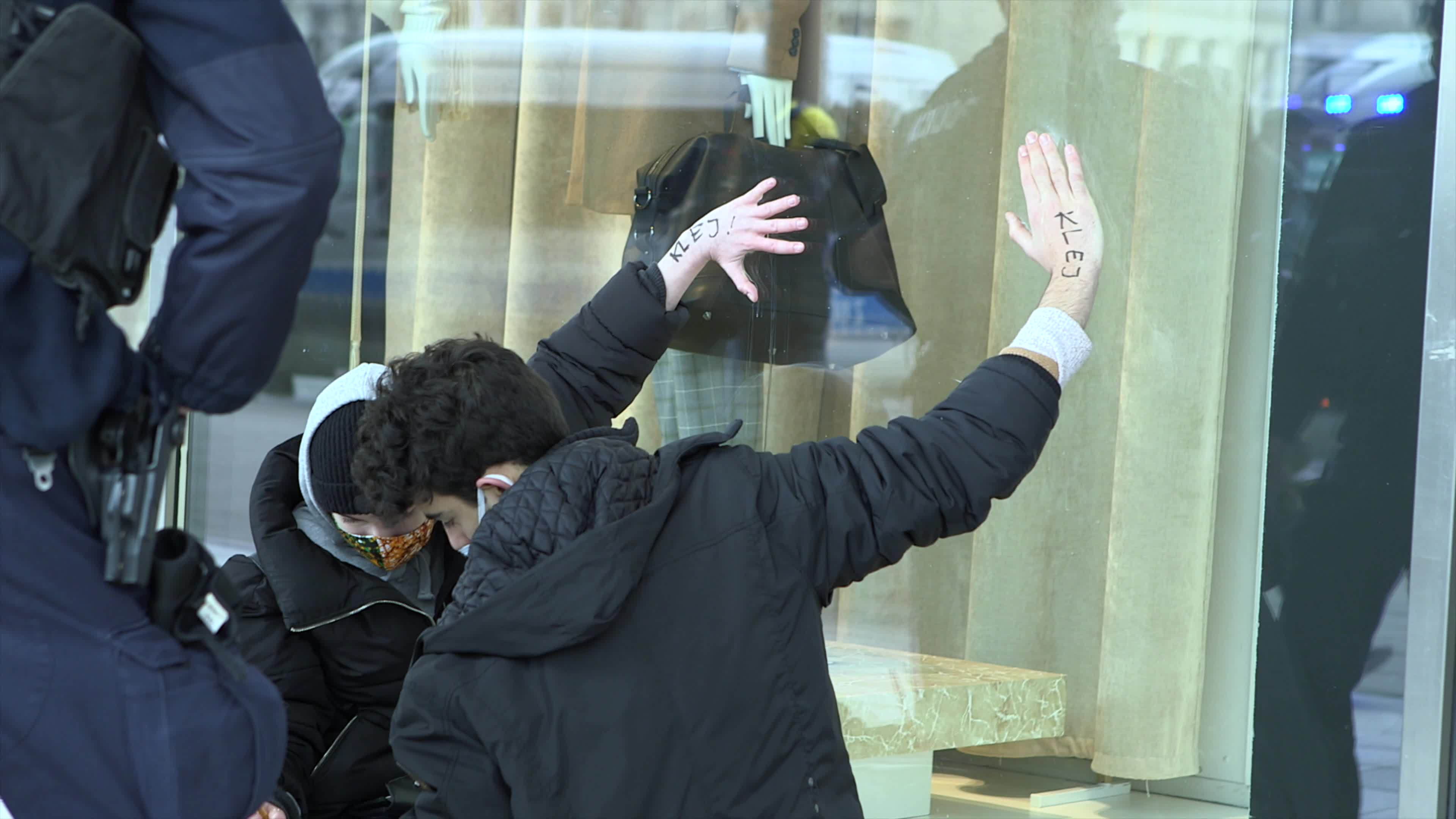 Extinction Rebellions protest fast fashion on Black Friday