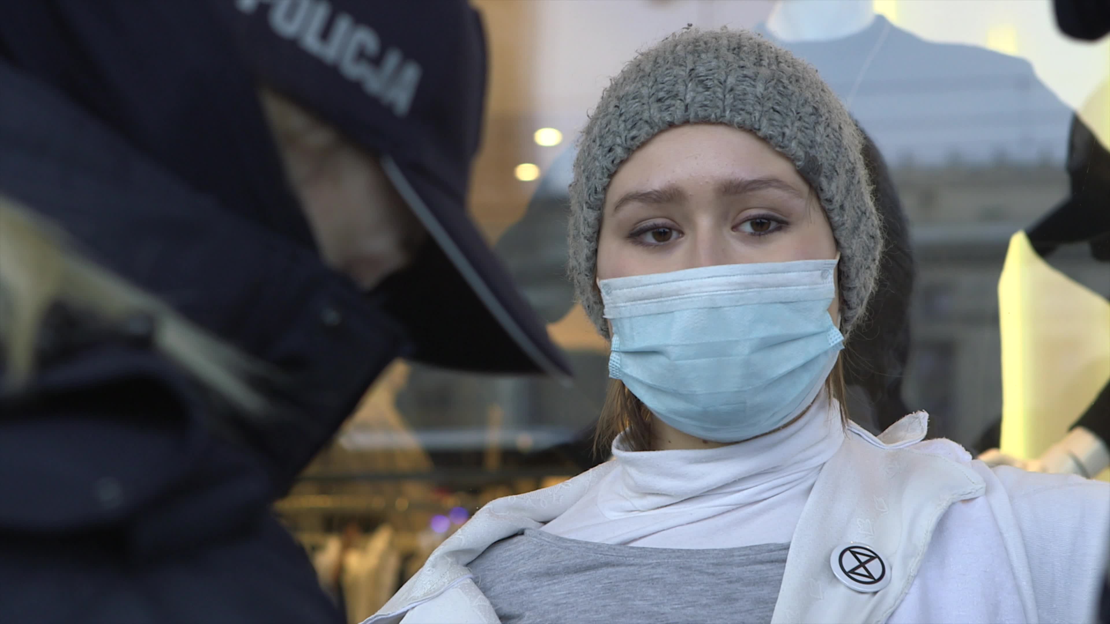 Extinction Rebellions protest fast fashion on Black Friday