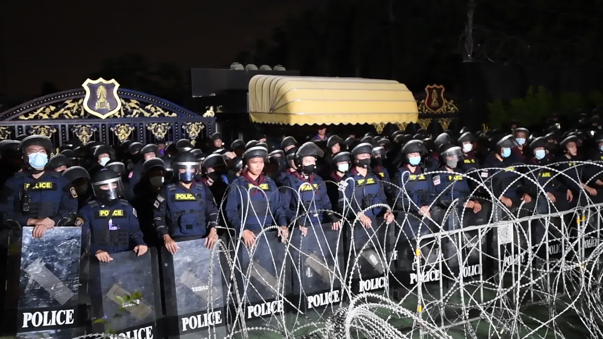 Pro-Democracy Protesters Rally Outside The 11th Infantry Regiment In Bangkok