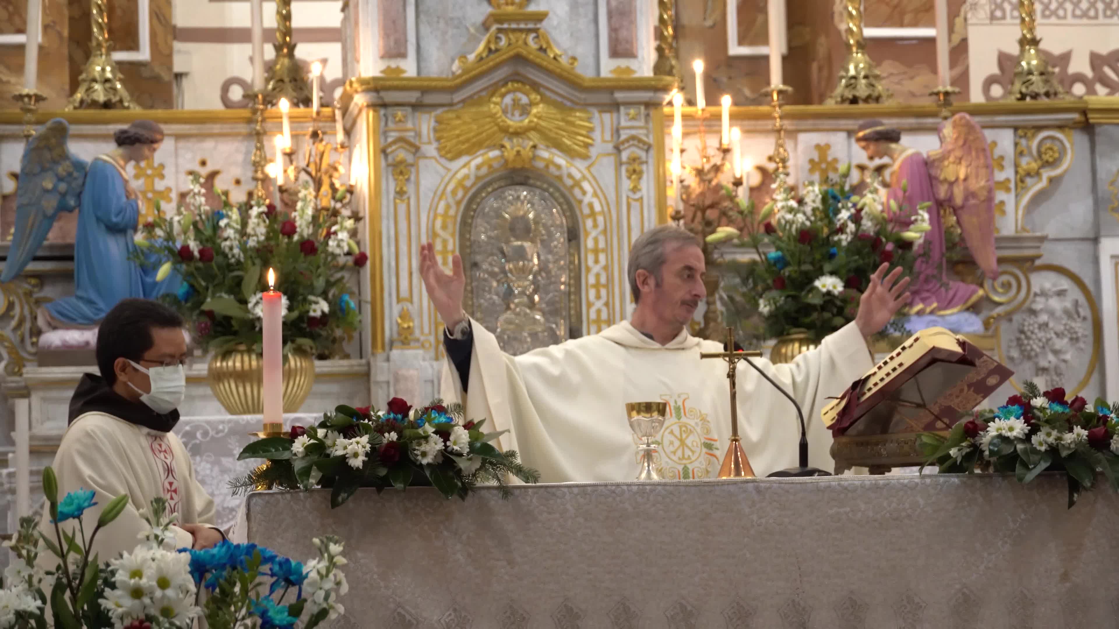 Christmas by Catholic Christians in Turkey