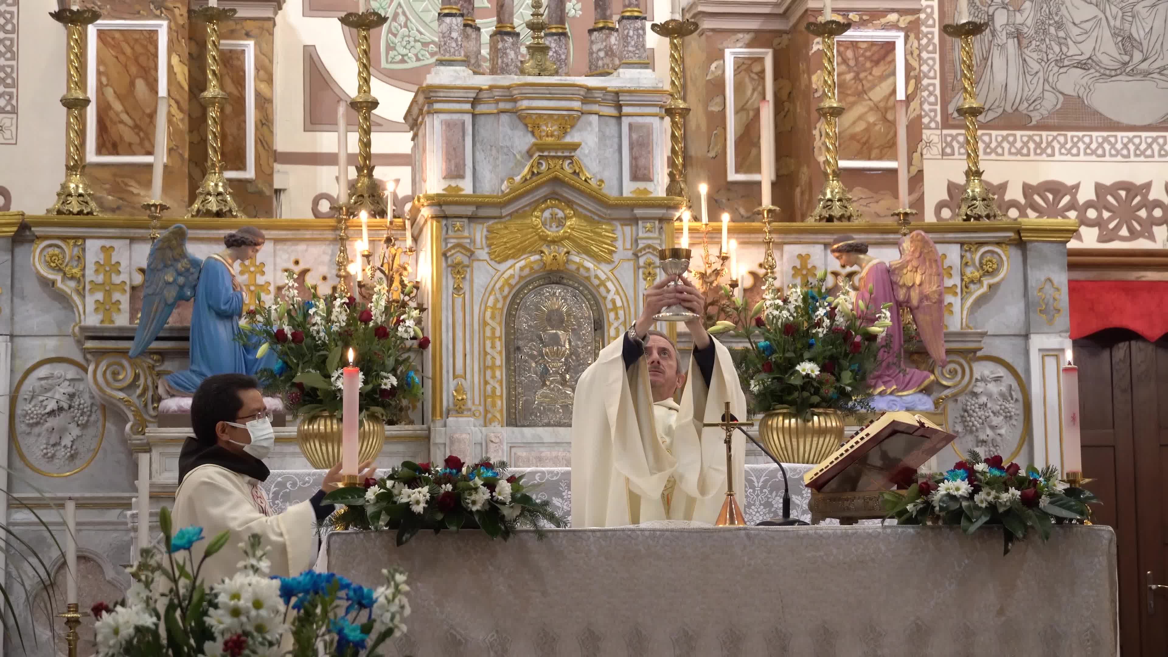 Christmas by Catholic Christians in Turkey