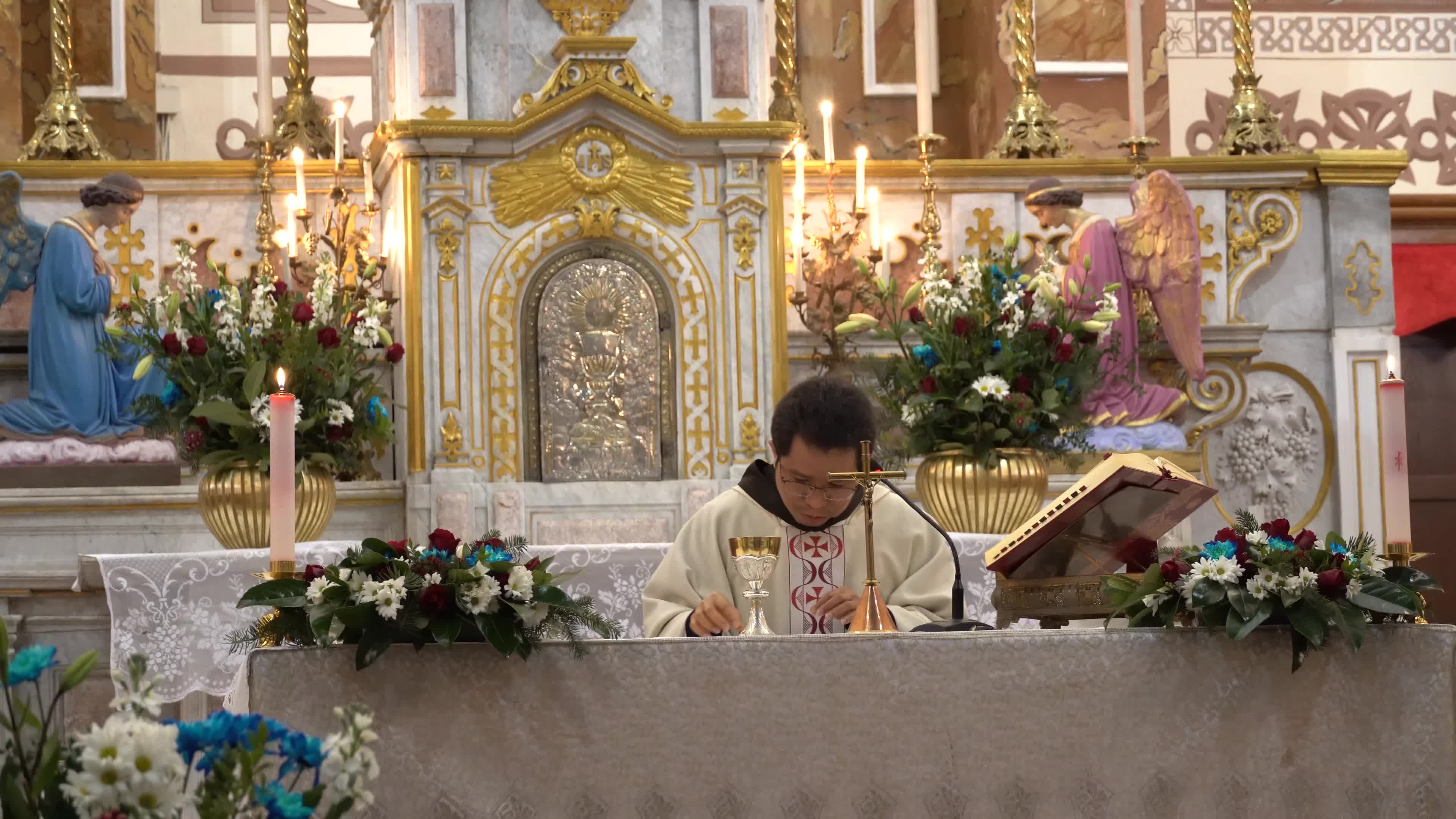 Christmas by Catholic Christians in Turkey