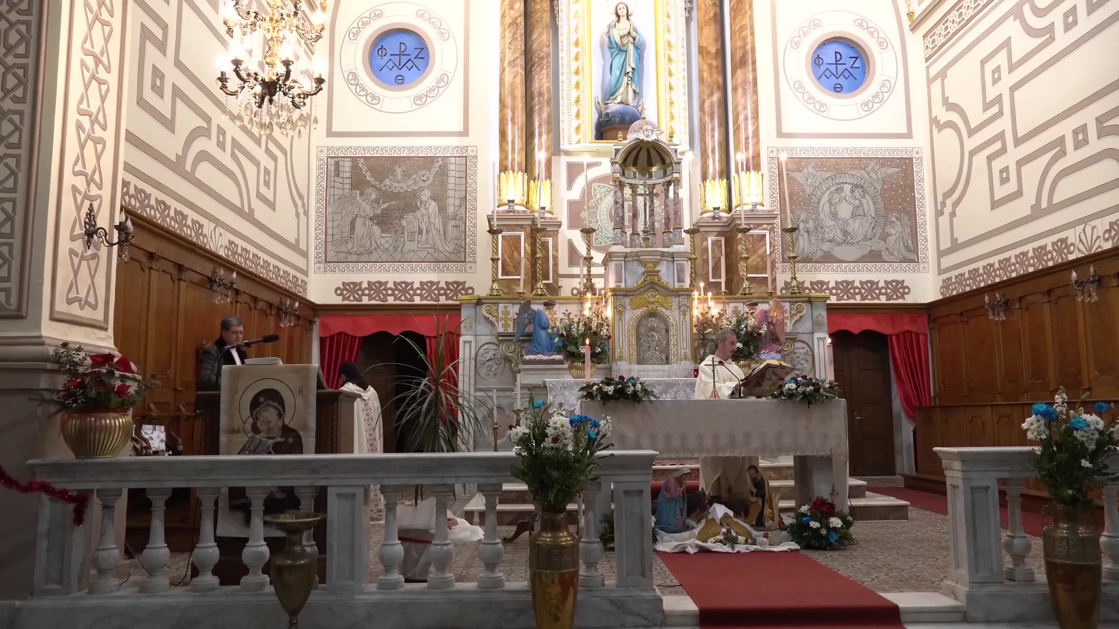 Christmas by Catholic Christians in Turkey