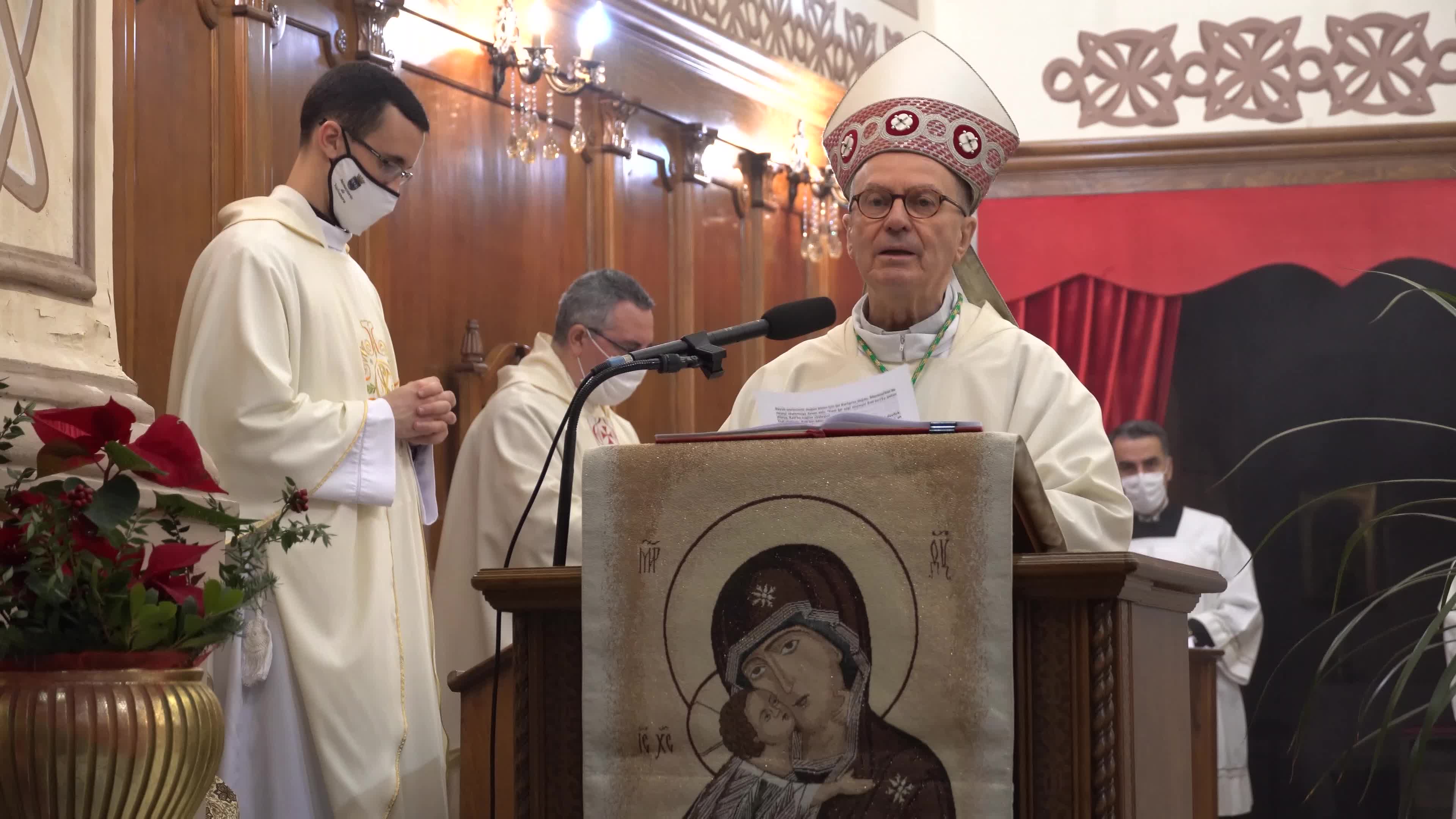 Christmas by Catholic Christians in Turkey