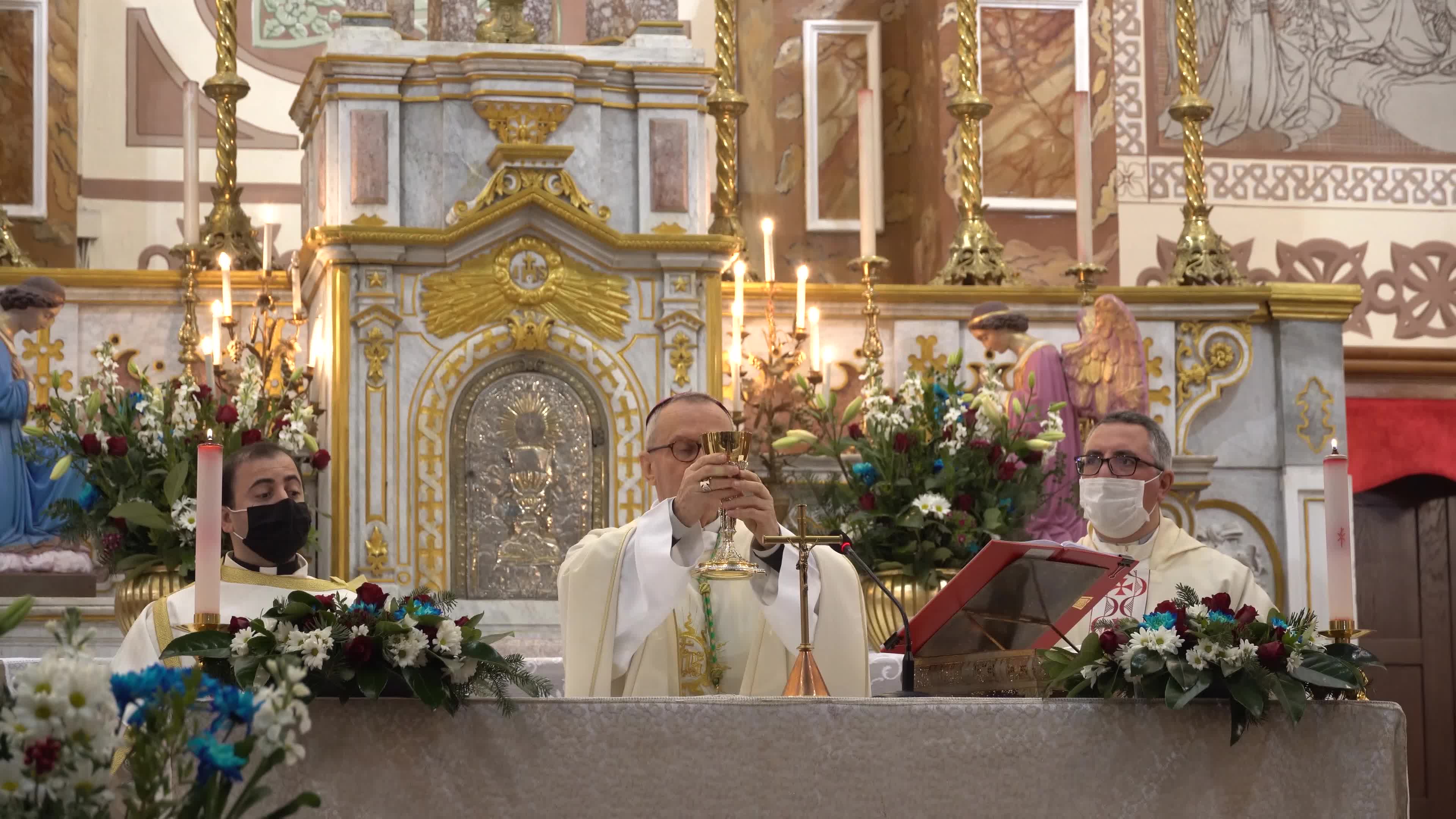Christmas by Catholic Christians in Turkey