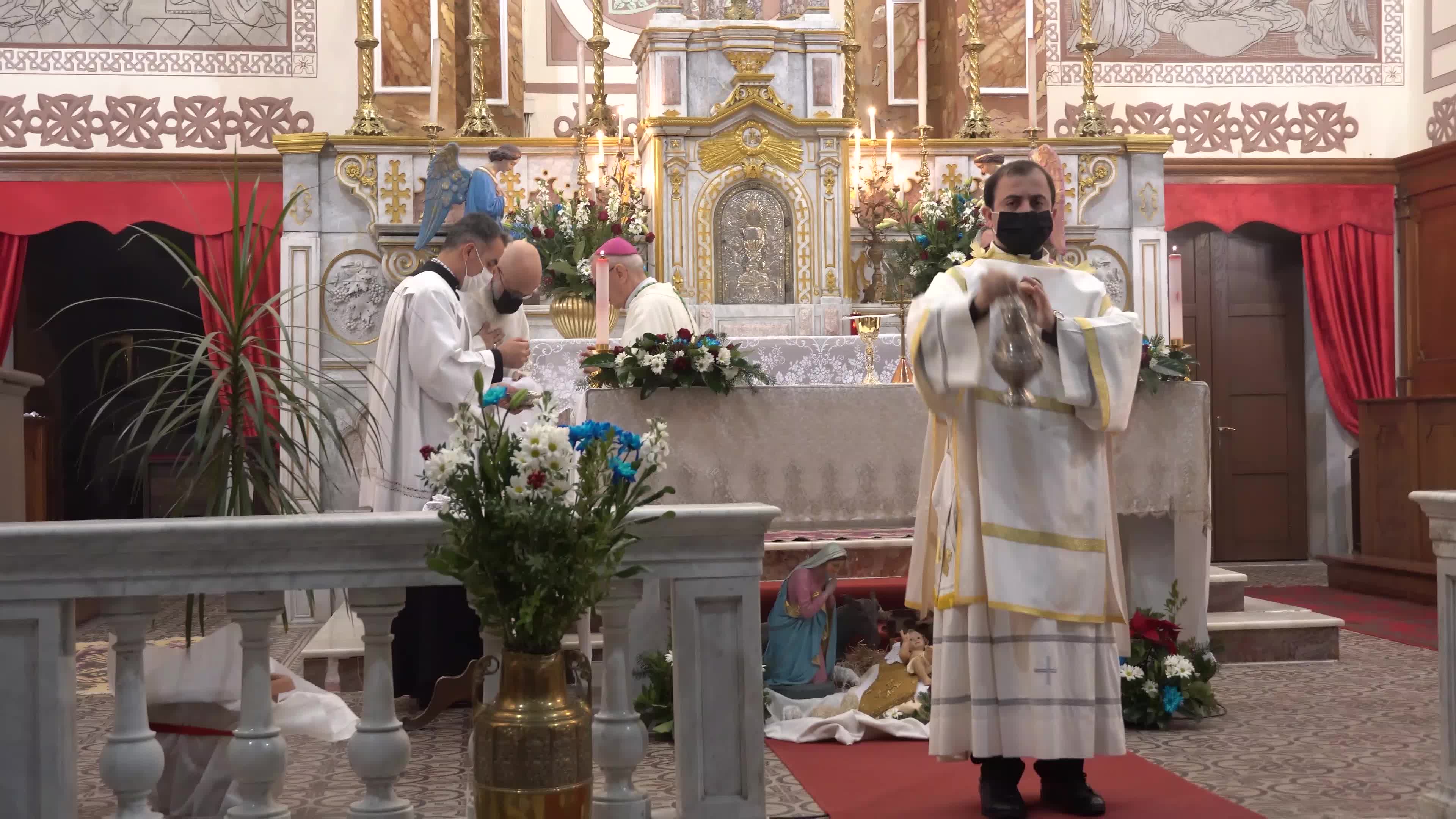 Christmas by Catholic Christians in Turkey