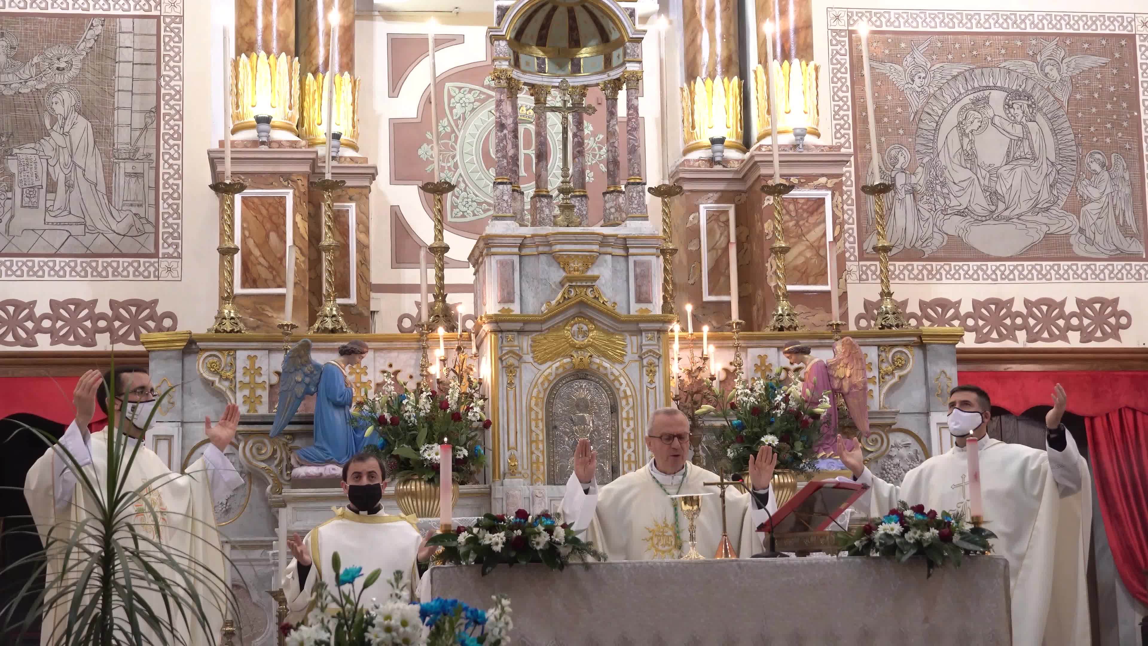 Christmas by Catholic Christians in Turkey