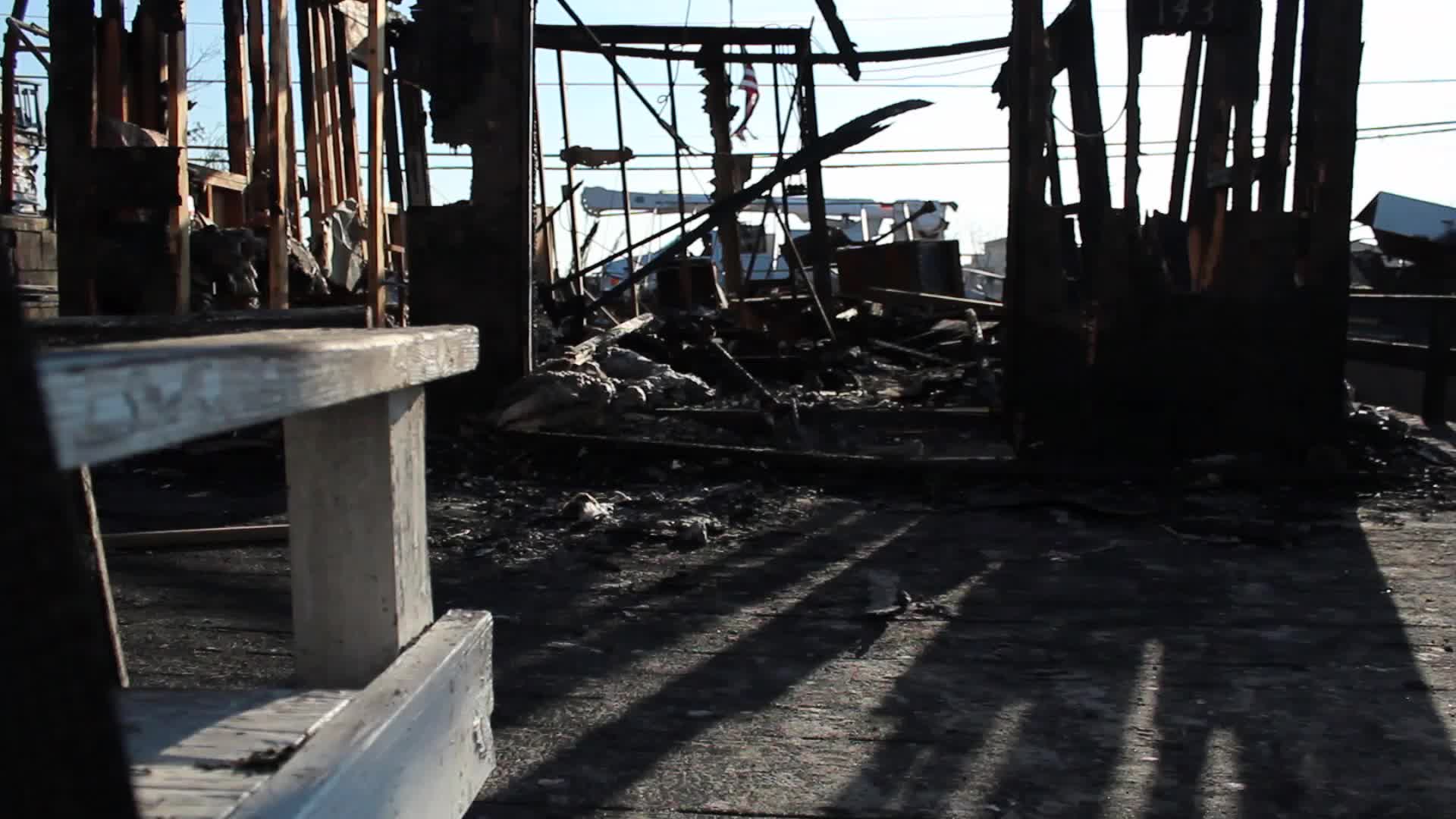 NYC: Hurricane Sandy aftermath Breezy Point