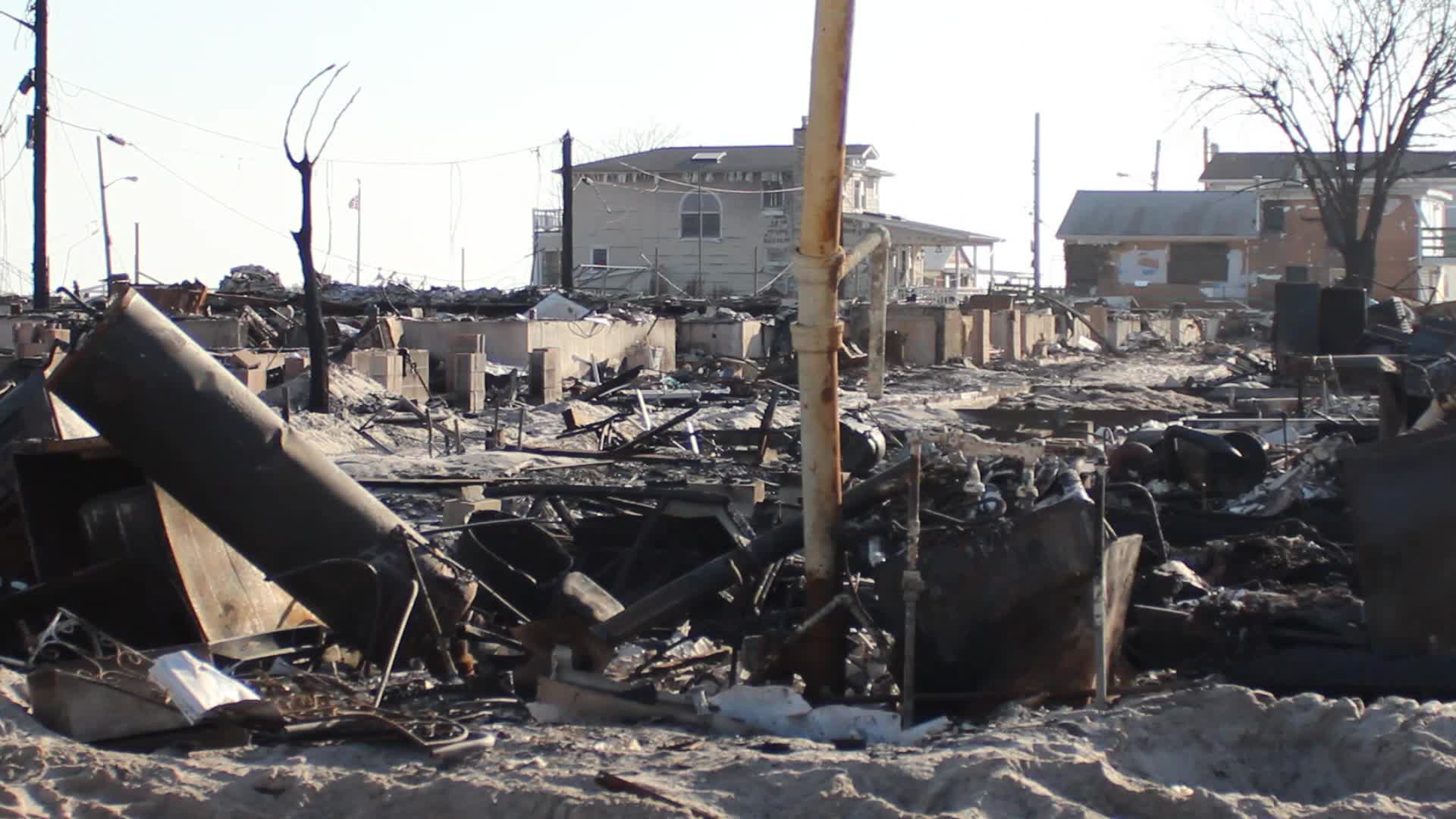 NYC: Hurricane Sandy aftermath Breezy Point