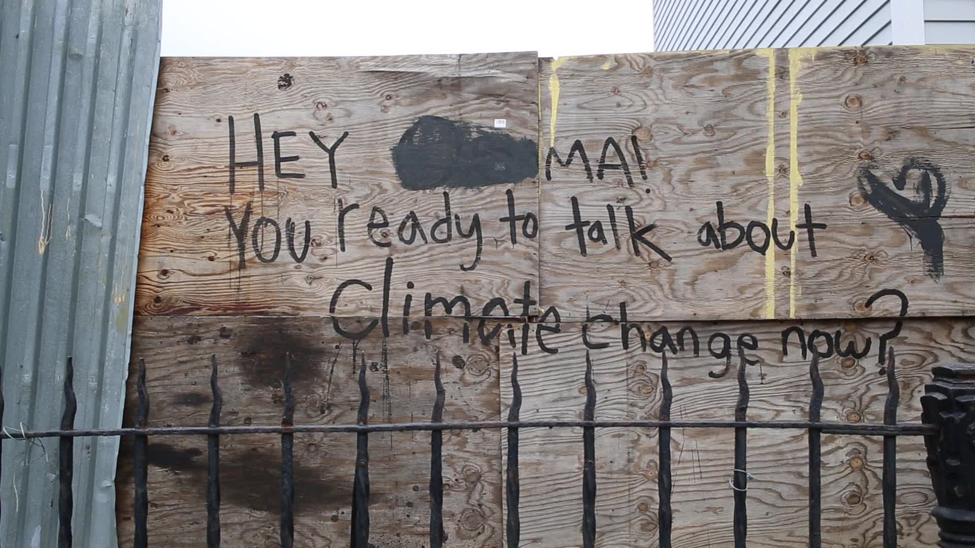NYC: Climate Change Graffiti