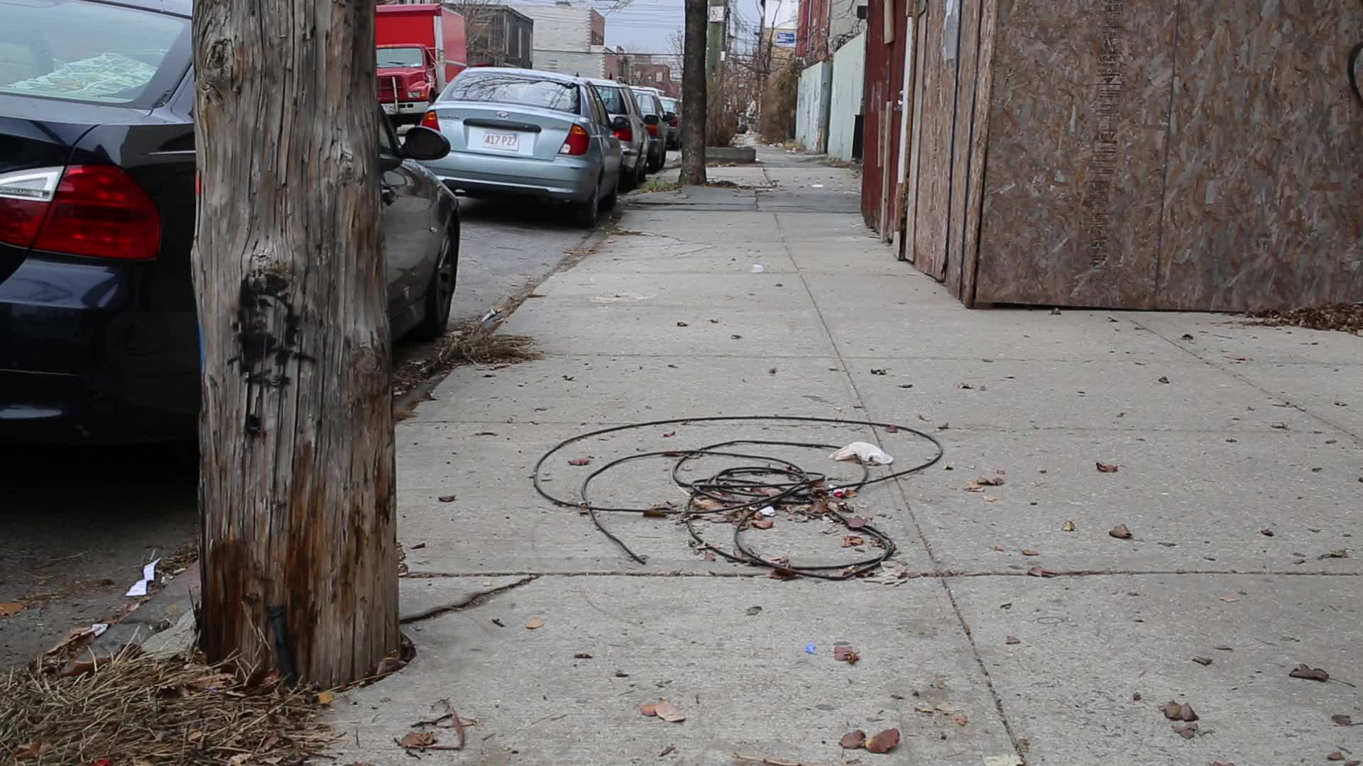 NYC: Down wire hurricane damage