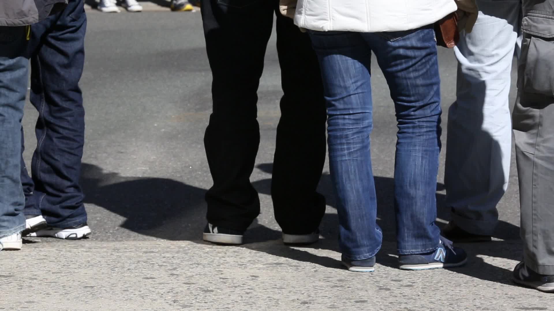 NYC: Pedestrians walking in Midtown Manhattan