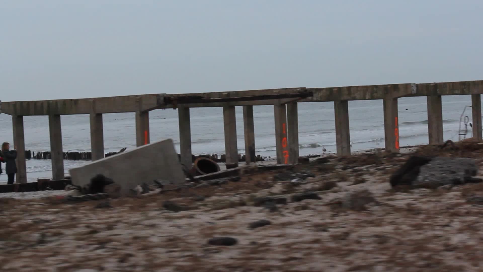 NYC: Hurricane Sandy aftermath Rockaway Beach