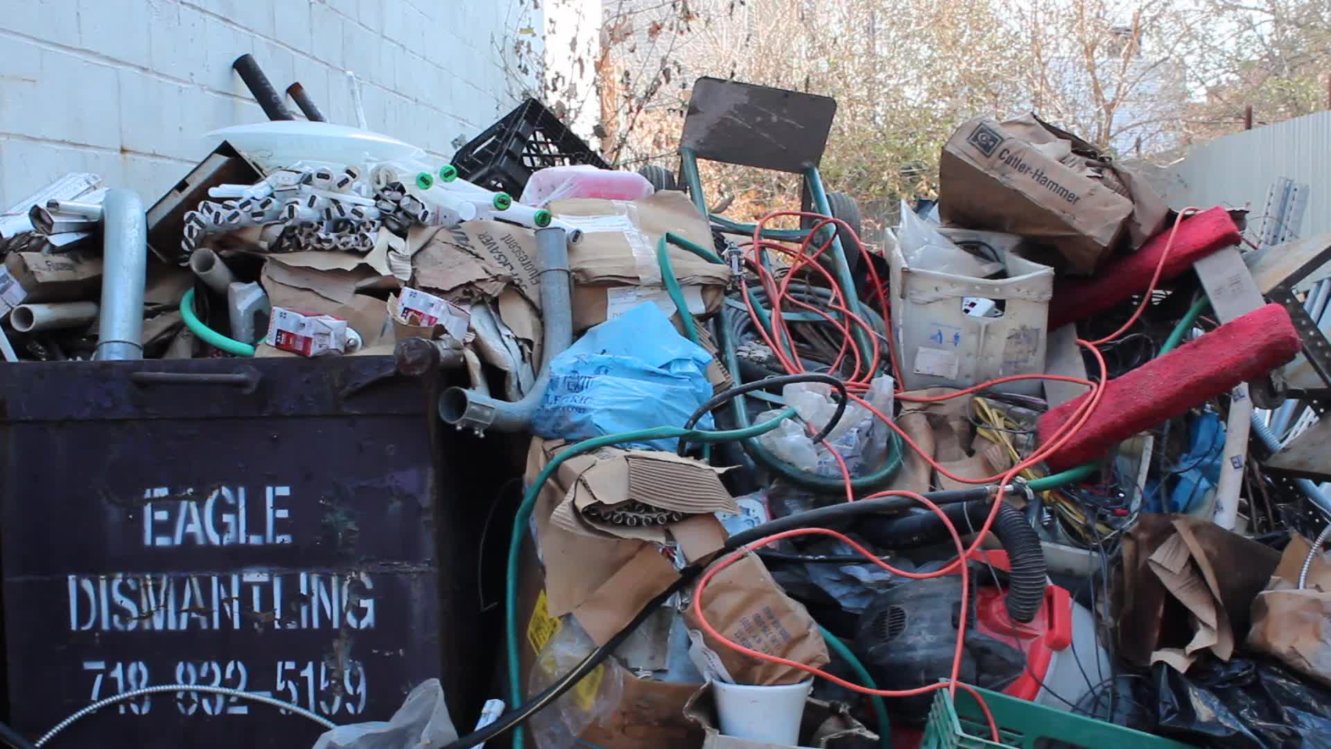 NYC: Garbage piles in aftermath of Hurricane Sandy
