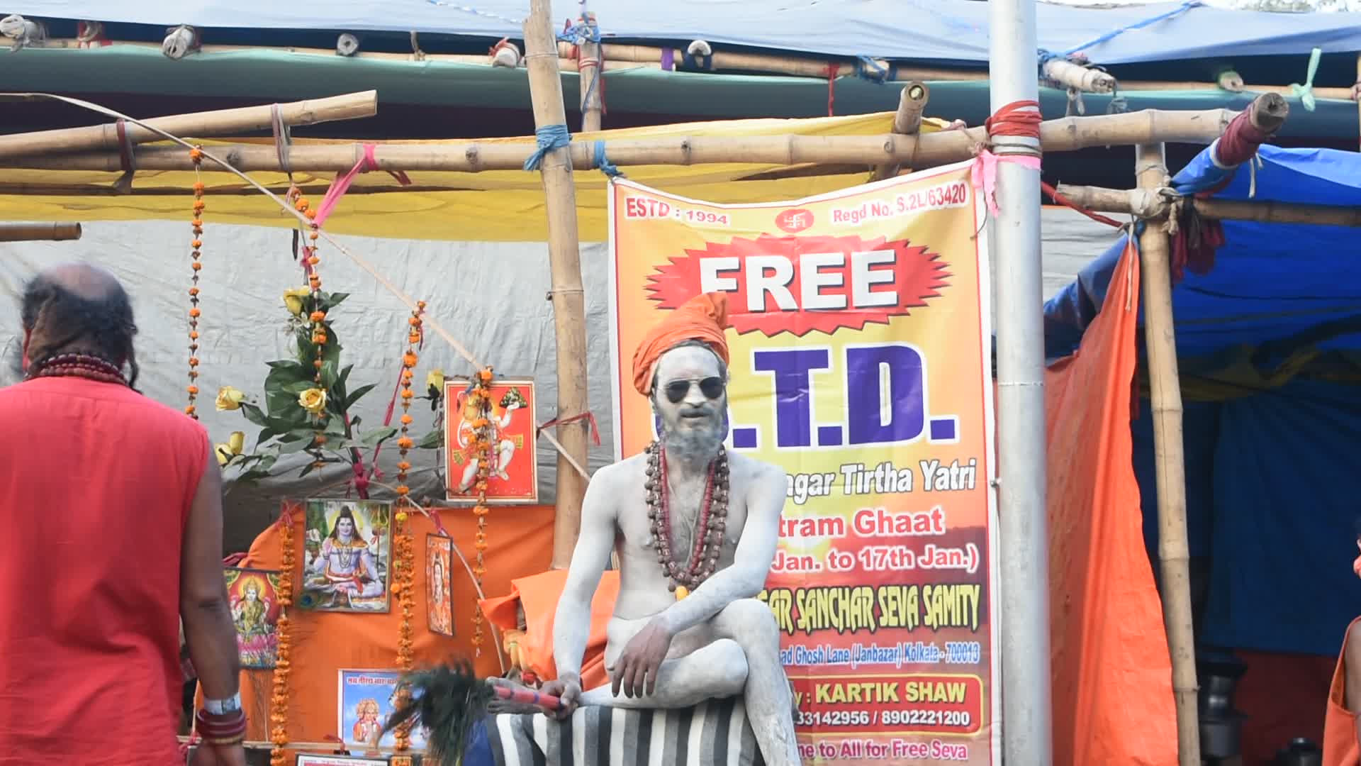 Transit camp of Gangasagar in Kolkata 2021