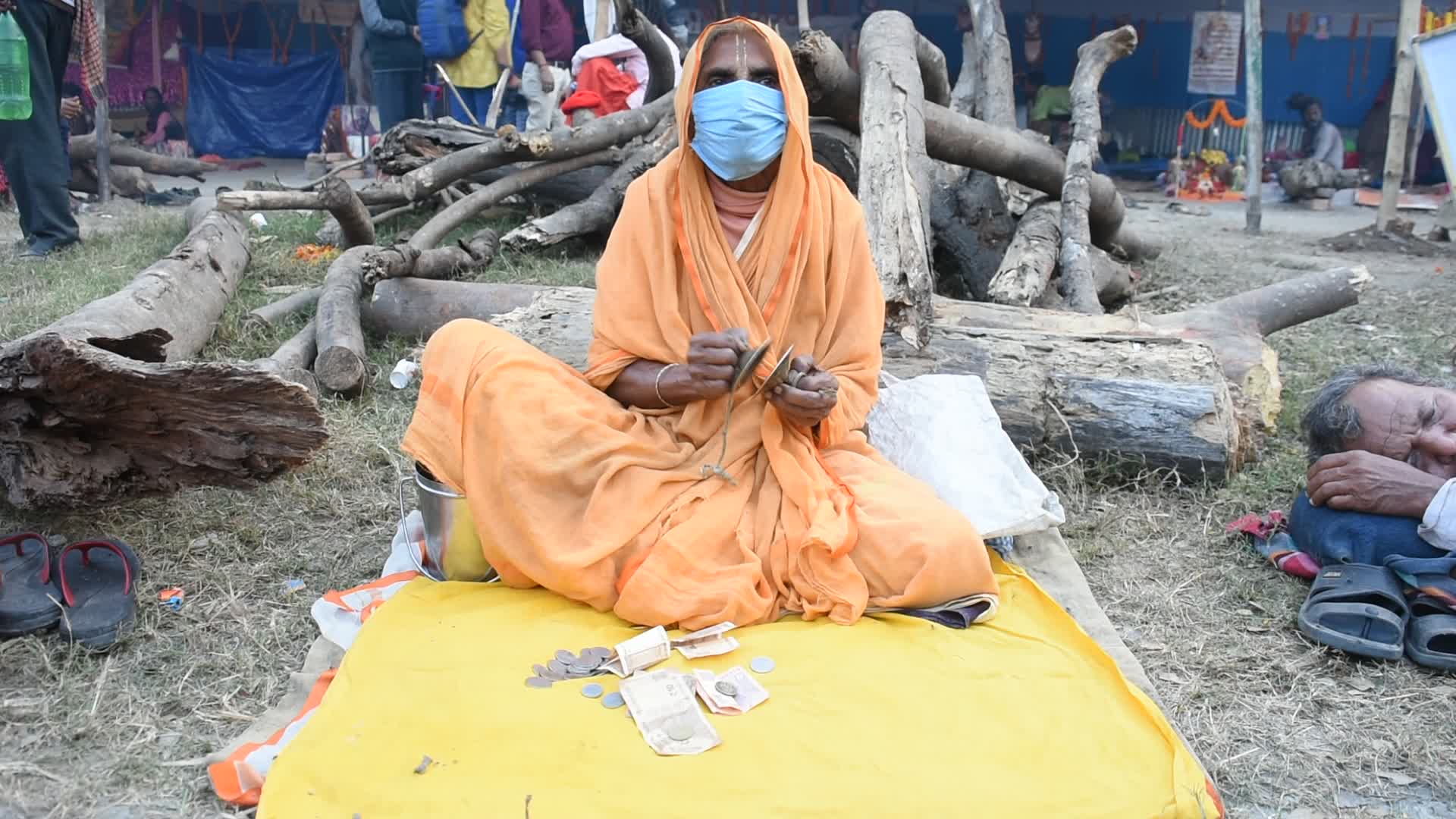 Transit camp of Gangasagar in Kolkata 2021