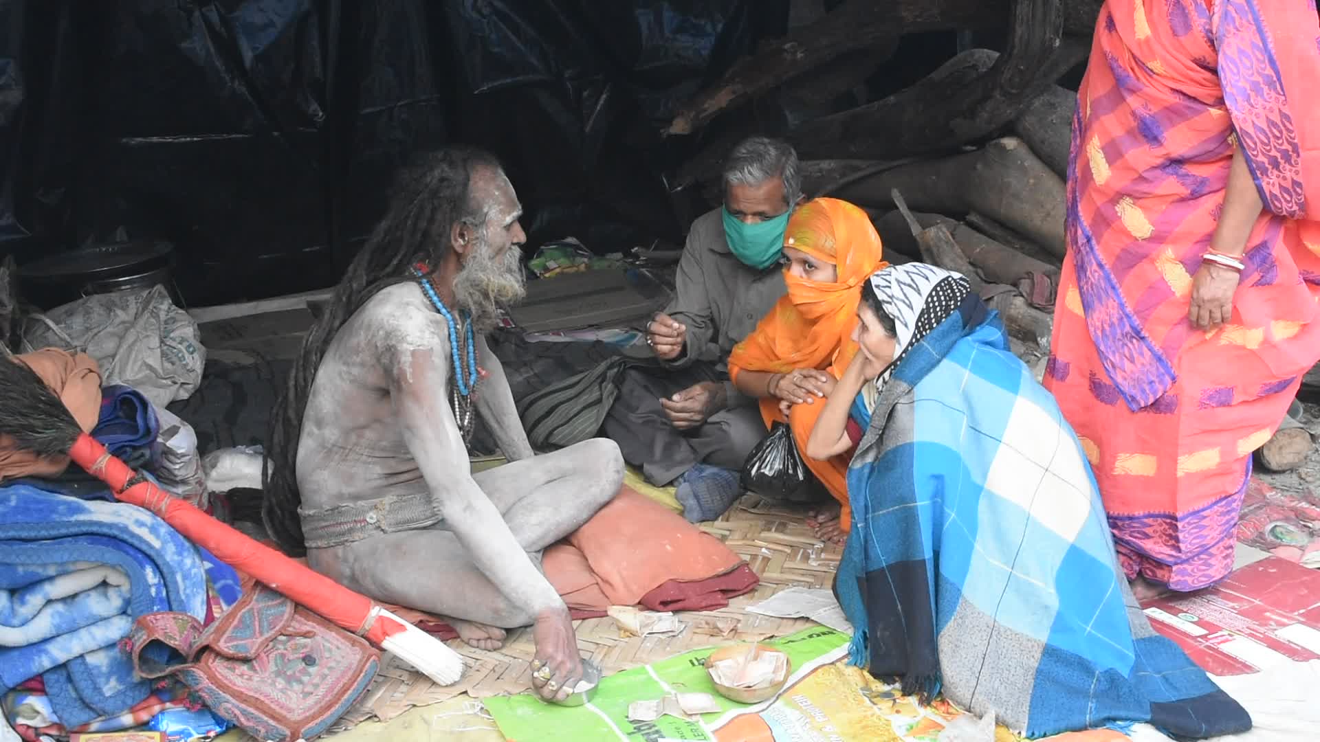 Transit camp of Gangasagar in Kolkata 2021