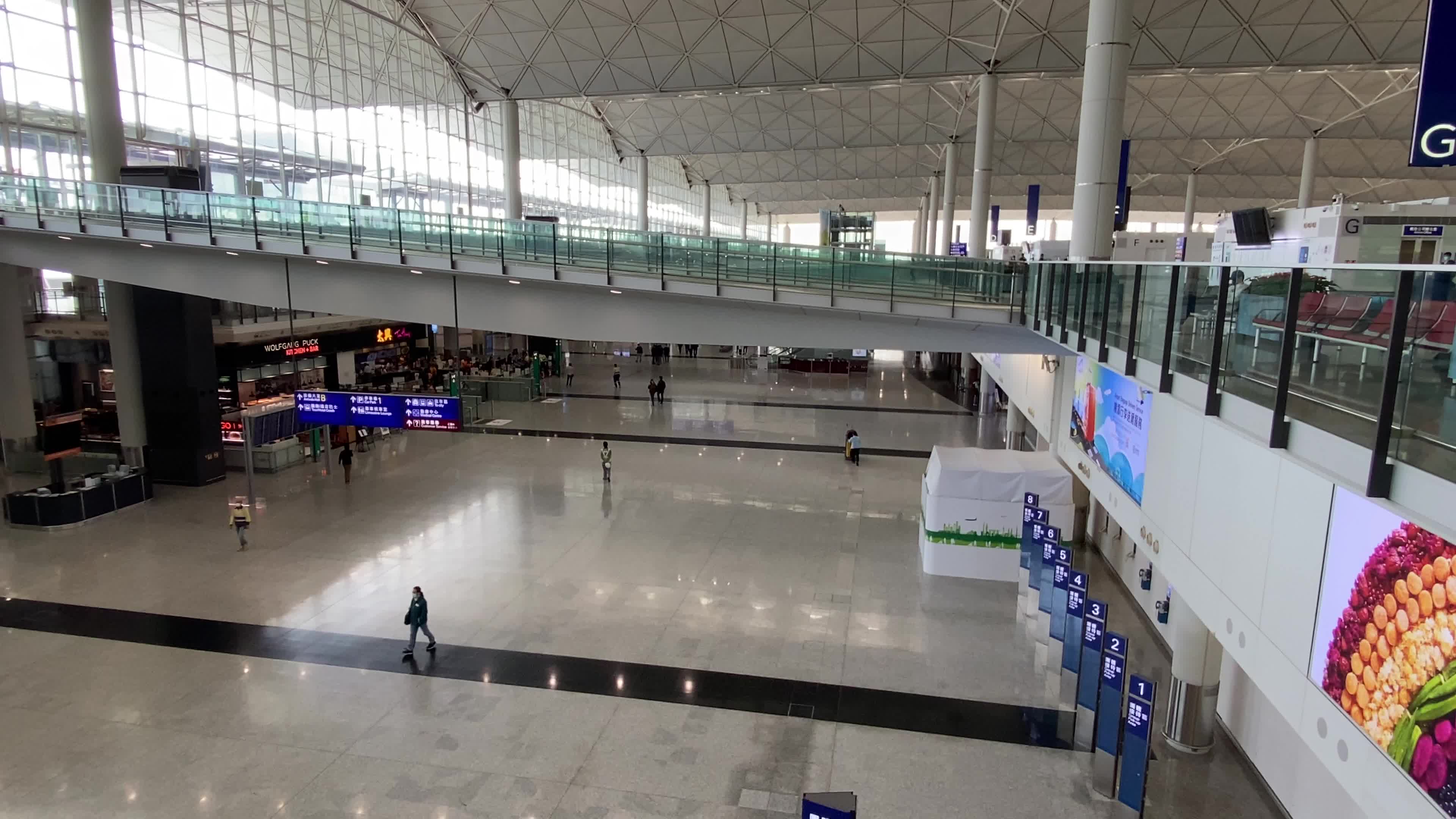 Hong Kong Airport amid the coronavirus pandemic